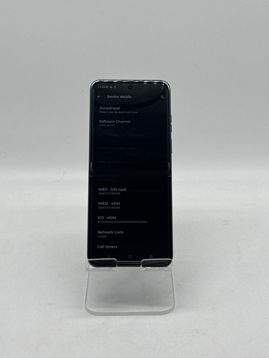 Motorola Razr 2025 XT2553-3 6.9" 256GB 8GB RAM T-Mobile Black - For Parts