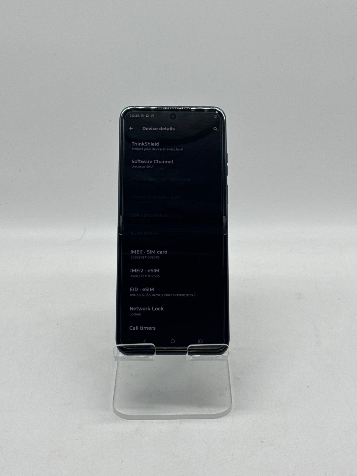 Motorola Razr 2025 XT2553-3 6.9" 256GB 8GB RAM T-Mobile Black - For Parts