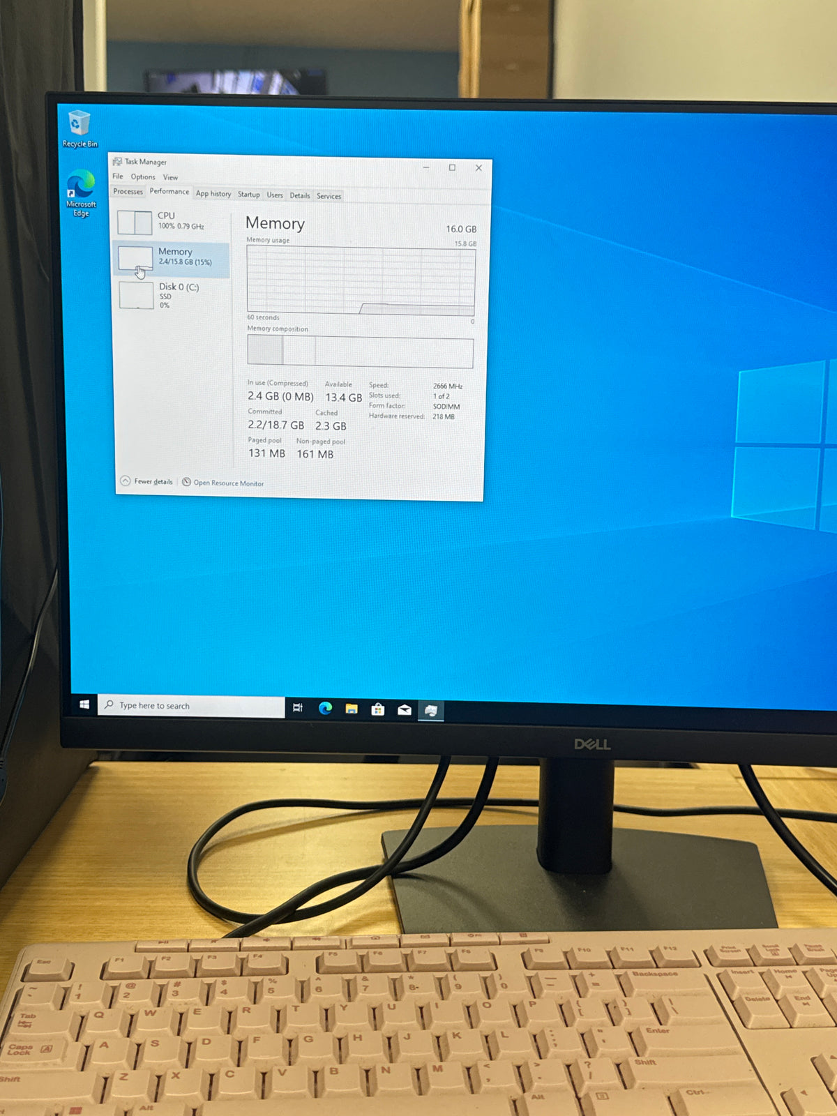 Dell OptiPlex 7070 Micro i5-9600 16GB RAM 512GB SSD Desktop - For Parts