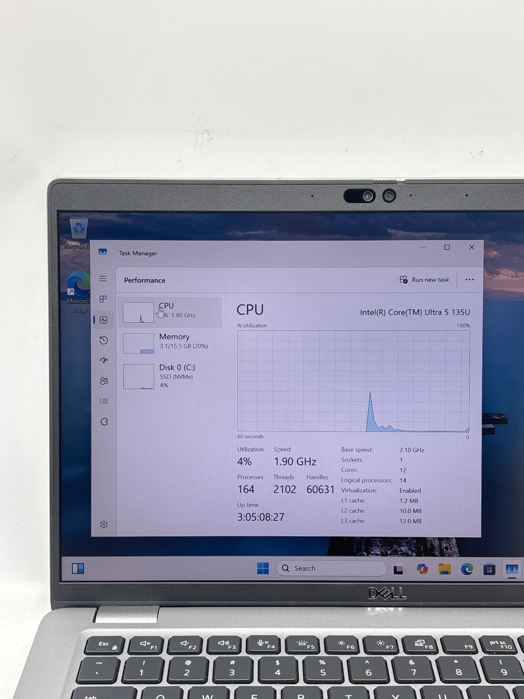 Dell Latitude 5450 Ultra 5 135U 16GB RAM 256GB SSD 14in - Used