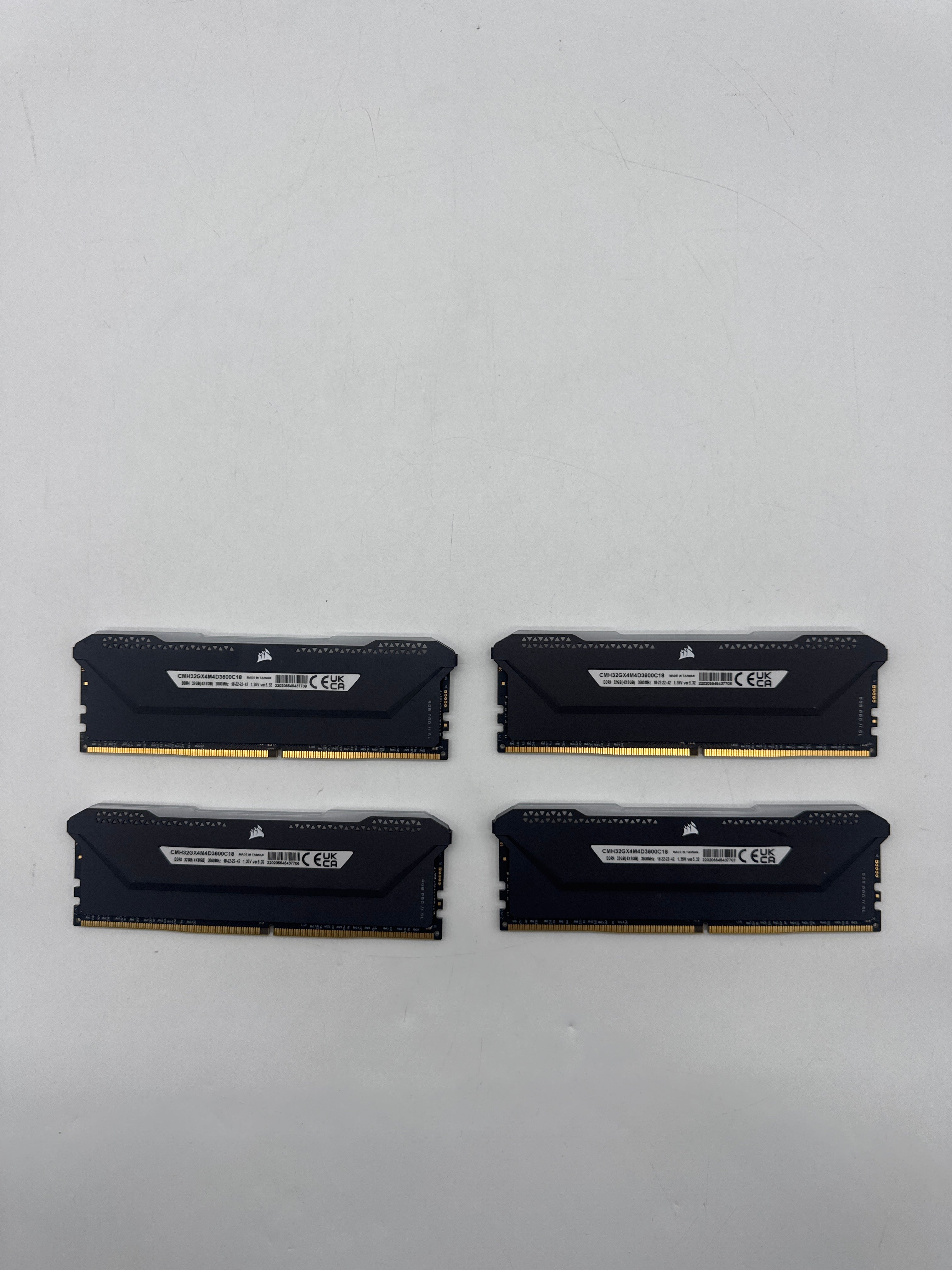 Corsair Vengeance RGB Pro SL 32GB (4x8GB) DDR4 3600MHz - Used