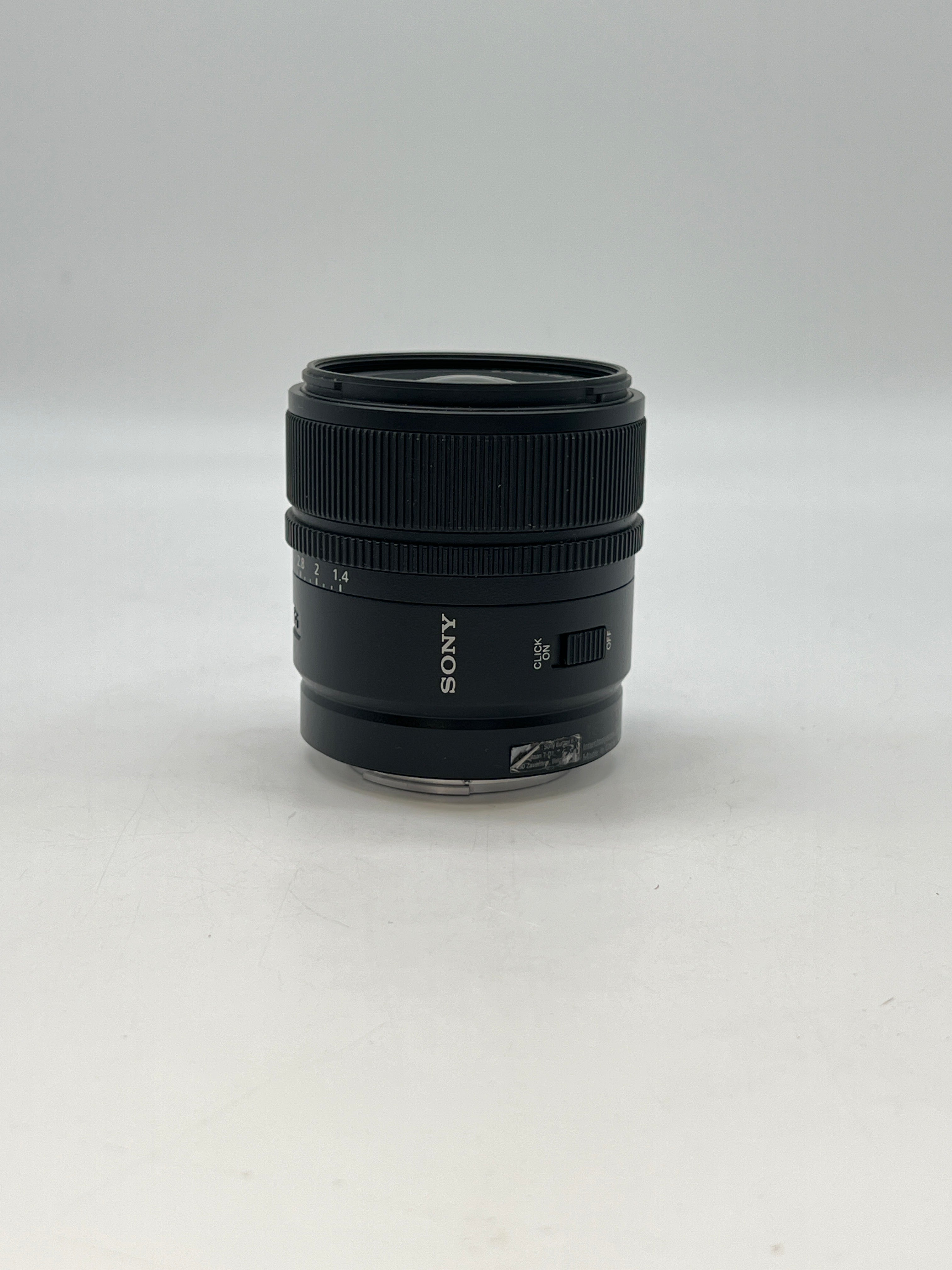 Sony E 15mm F1.4 G for E Mount Lens SEL15F14G - Used
