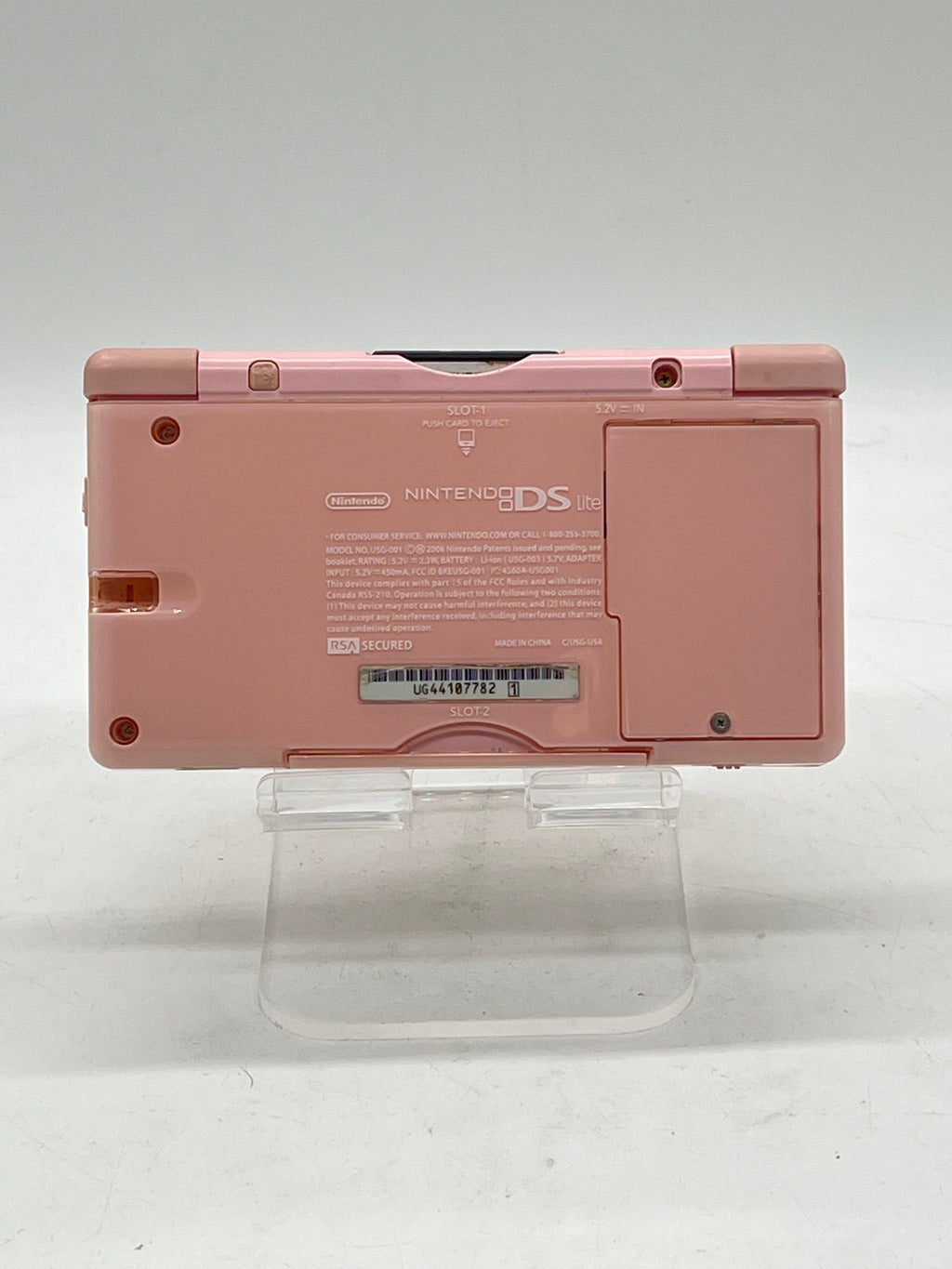 Nintendo DS Lite USG-001 Handheld Console Pink - For Parts