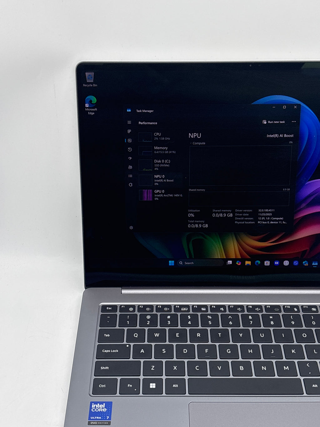 Samsung Galaxy Book NP940XHA Touch Ultra 7 256V 16GB RAM 512GB SSD Used