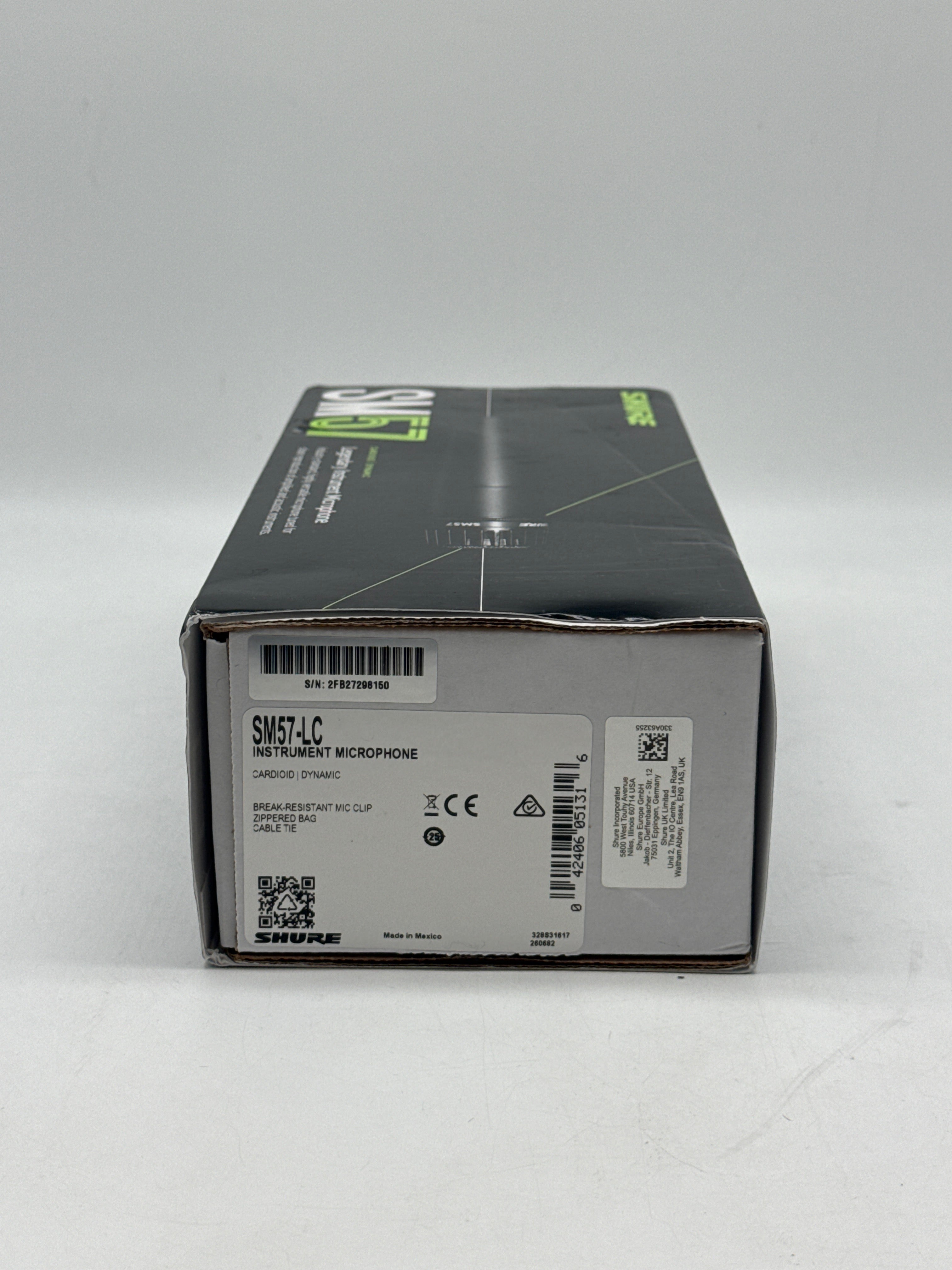 Shure SM57-LC Professional Dynamic Instrument Microphone