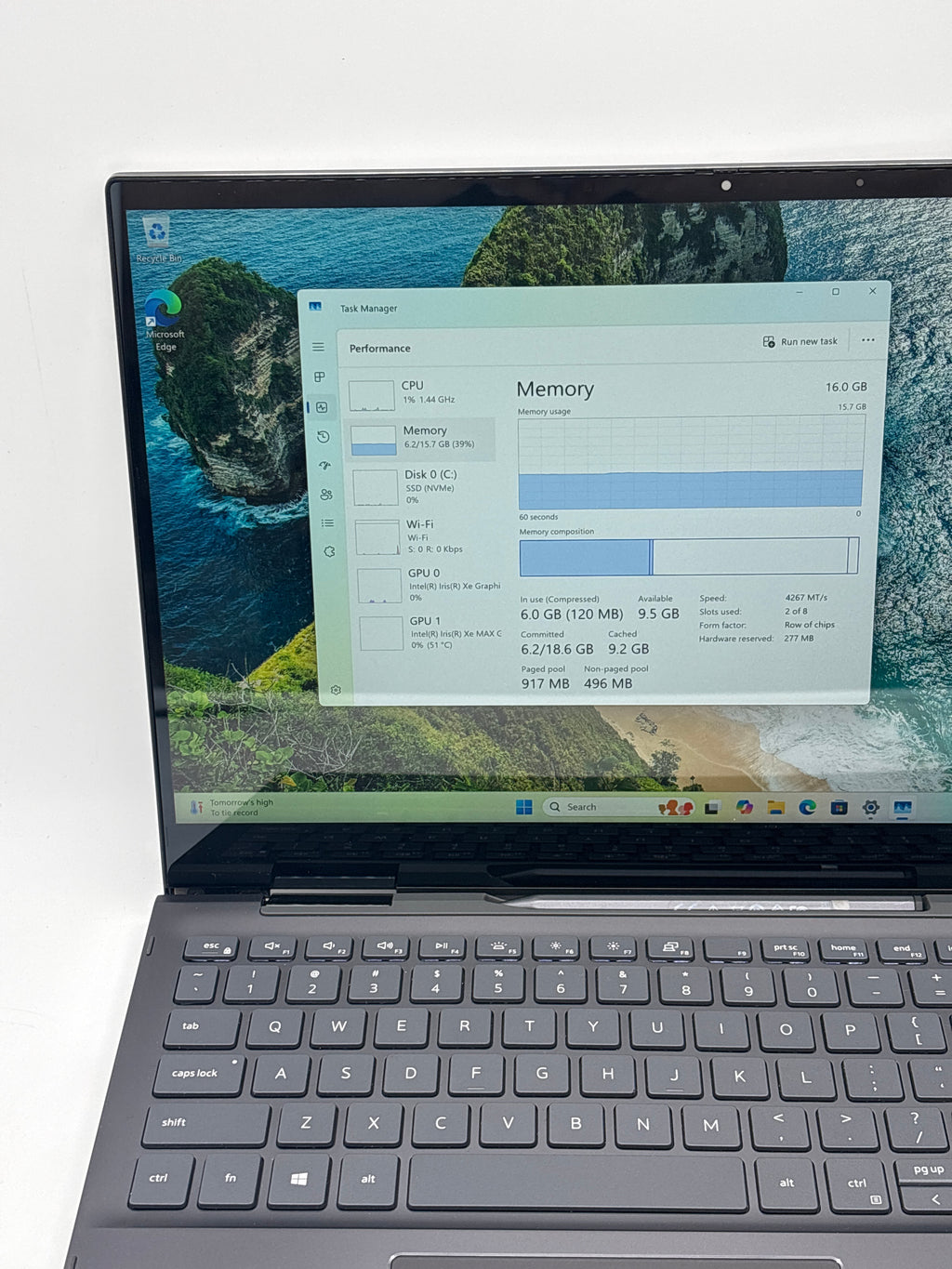 Dell Inspiron 7506 2-in-1 i7-1165G7 16GB RAM 512GB SSD - For Parts (Read DESC)