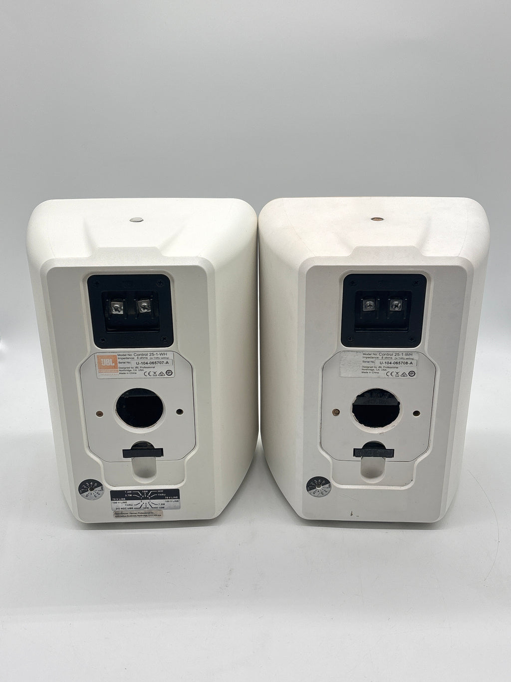 JBL Control 25-1-WH Wall Speaker White