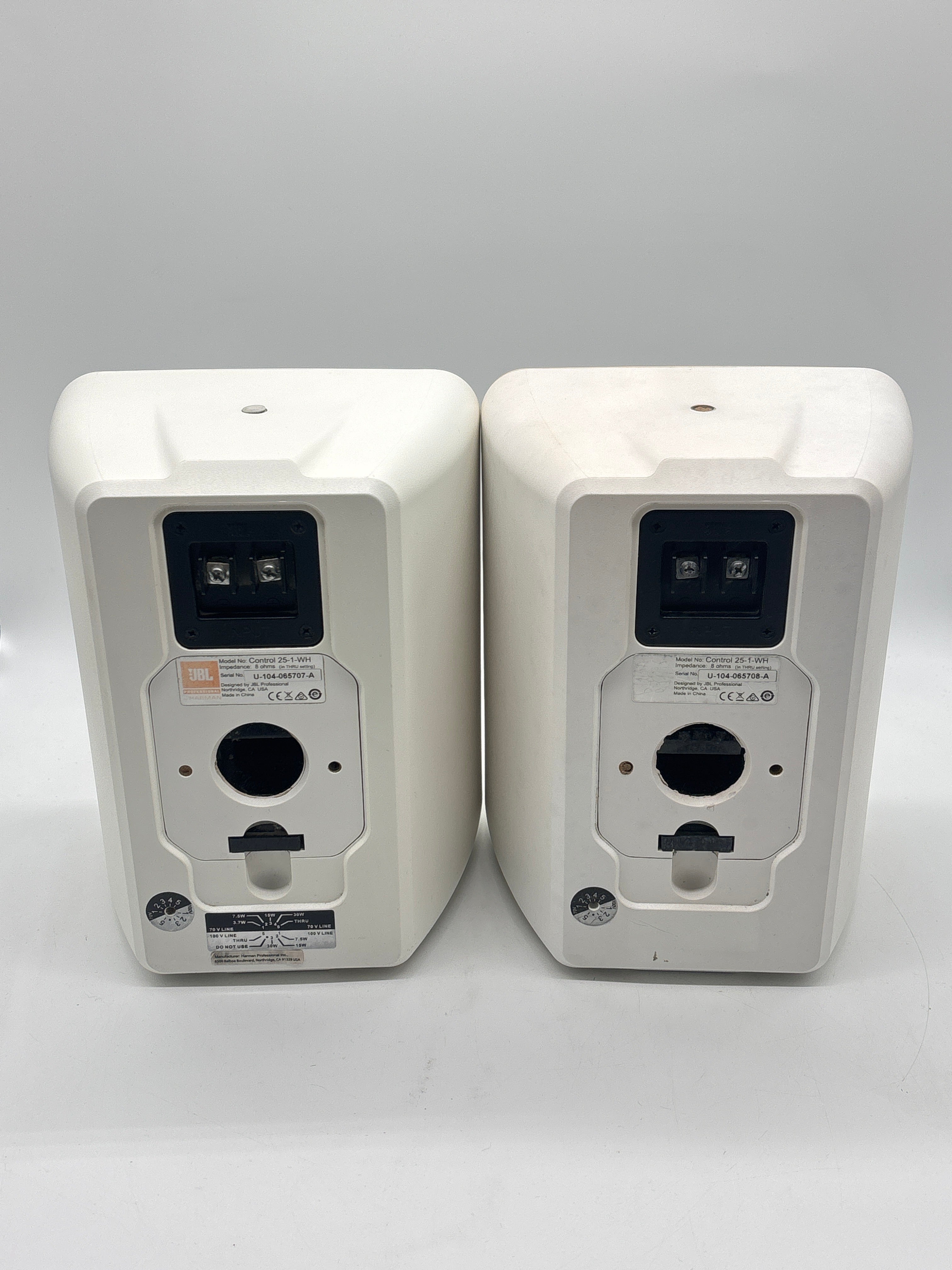 JBL Control 25-1-WH Wall Speaker White