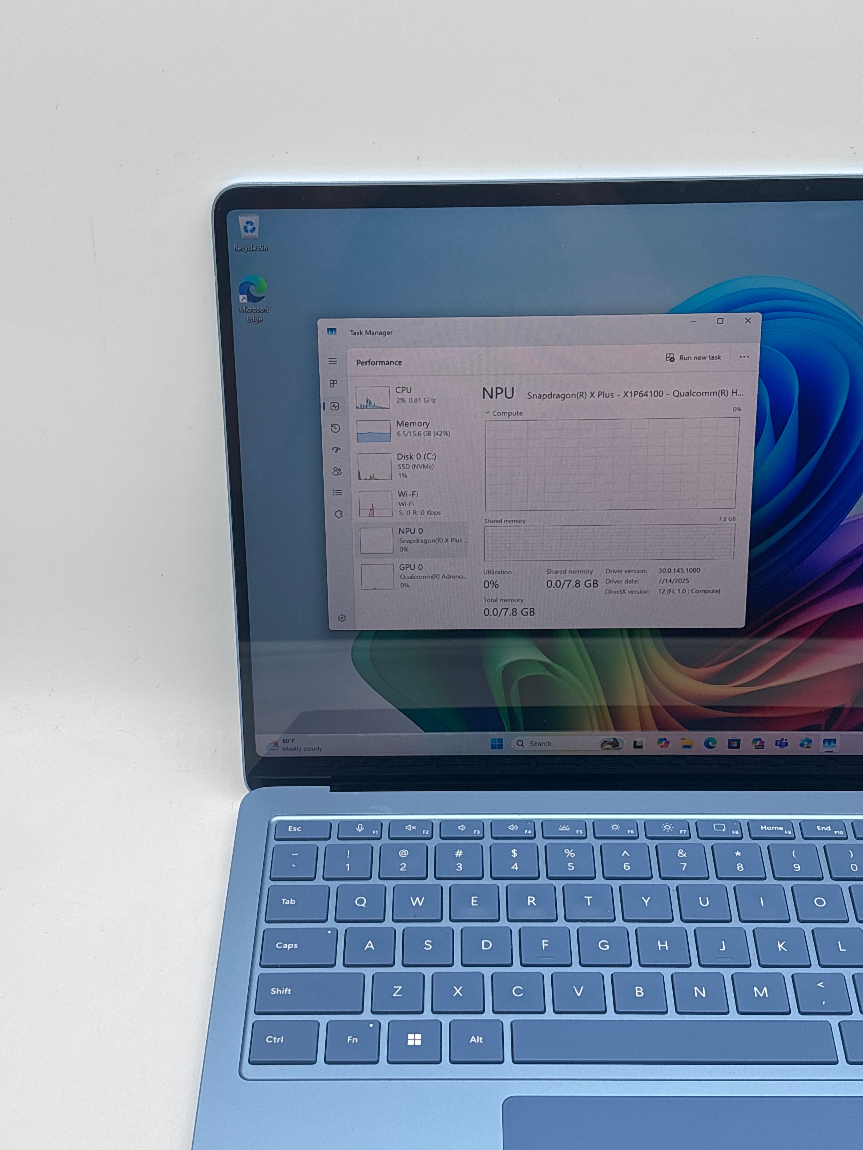 Microsoft Surface Laptop 7 2036 Snapdragon X10 Core 16GB RAM 512GB SSD