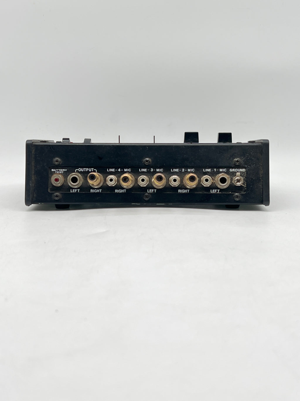 Vintage Realistic 4 Channel Stereo Microphone Mixer 32-1105 Black