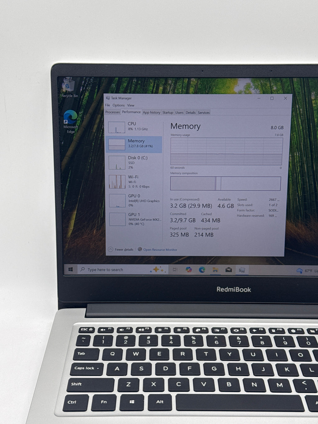 Xiaomi RedmiBook 14 i5-10210U 8GB RAM 512GB SSD GeForce MX250