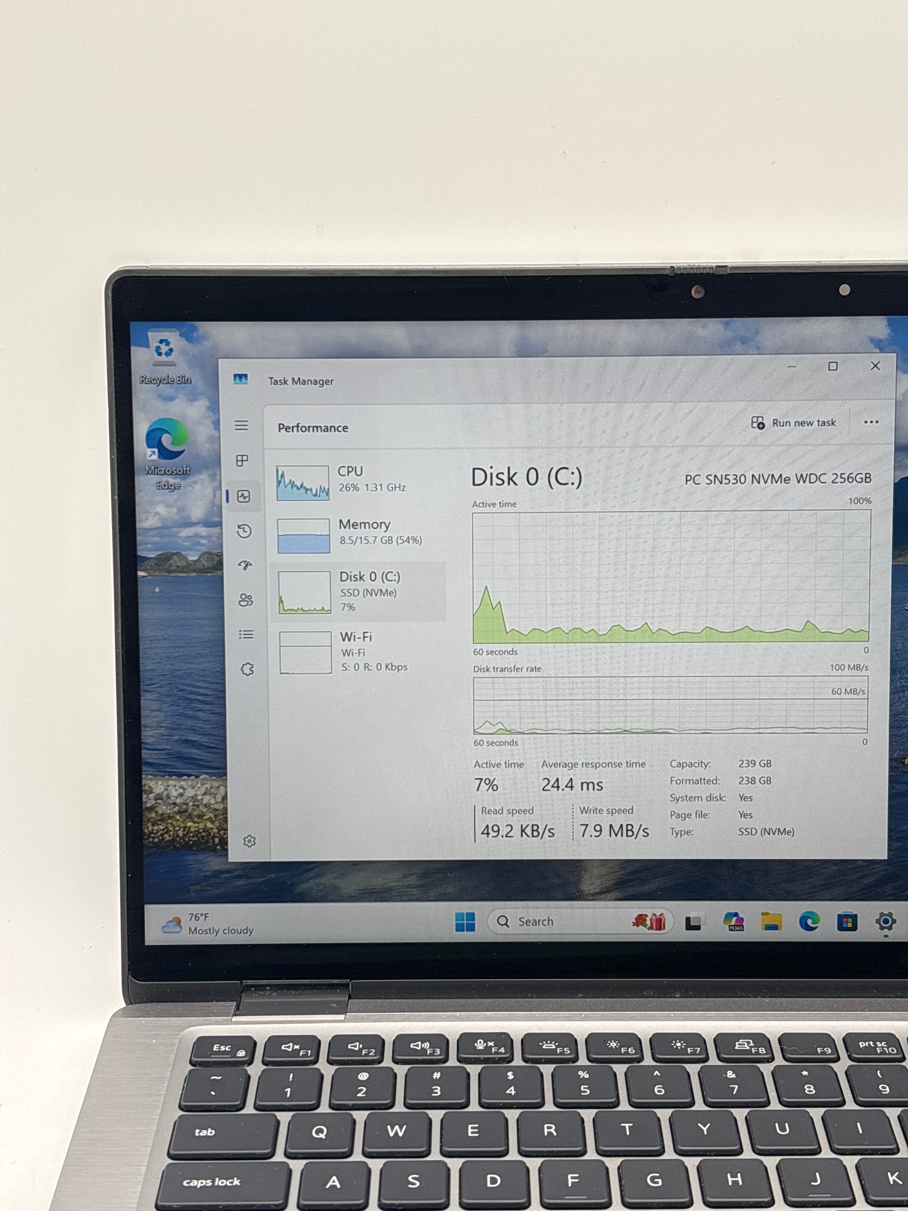 Dell Latitude 7320 i7-1185G7 16GB RAM 256GB SSD - For Parts (Read DESC)