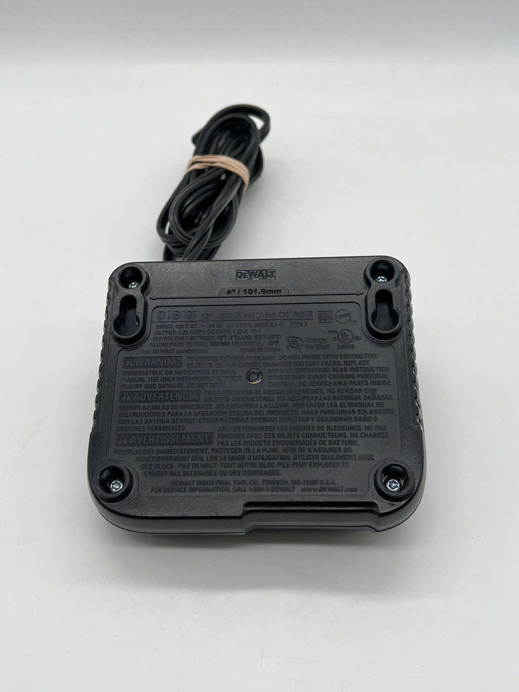 DEWALT DCB107 Lithium-Ion 12v / 20v Battery Charger