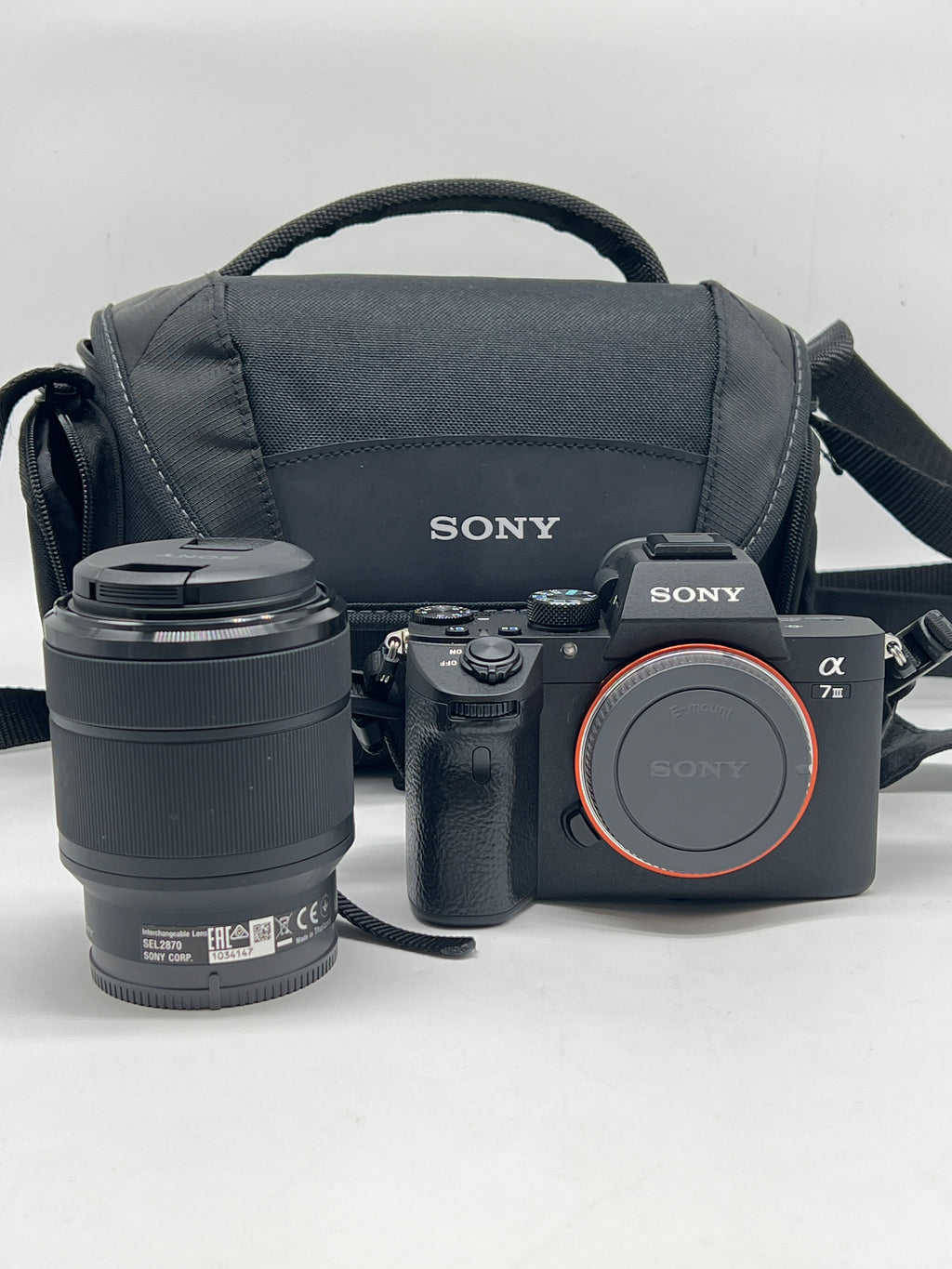 Sony Alpha A7III 24.2 MP Mirrorless Digital Camera with Sony SEL2870 28-70mm Lens - Used