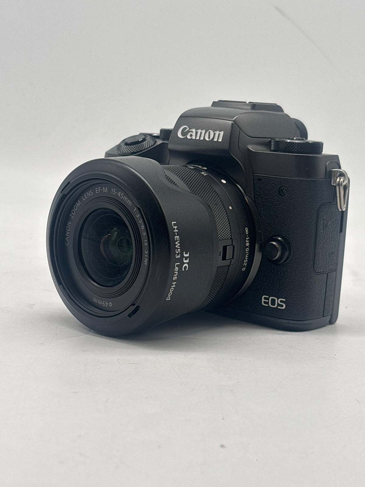 Canon EOS M5 Mirrorless w/ EF-M 15-45mm Lens Black - Used