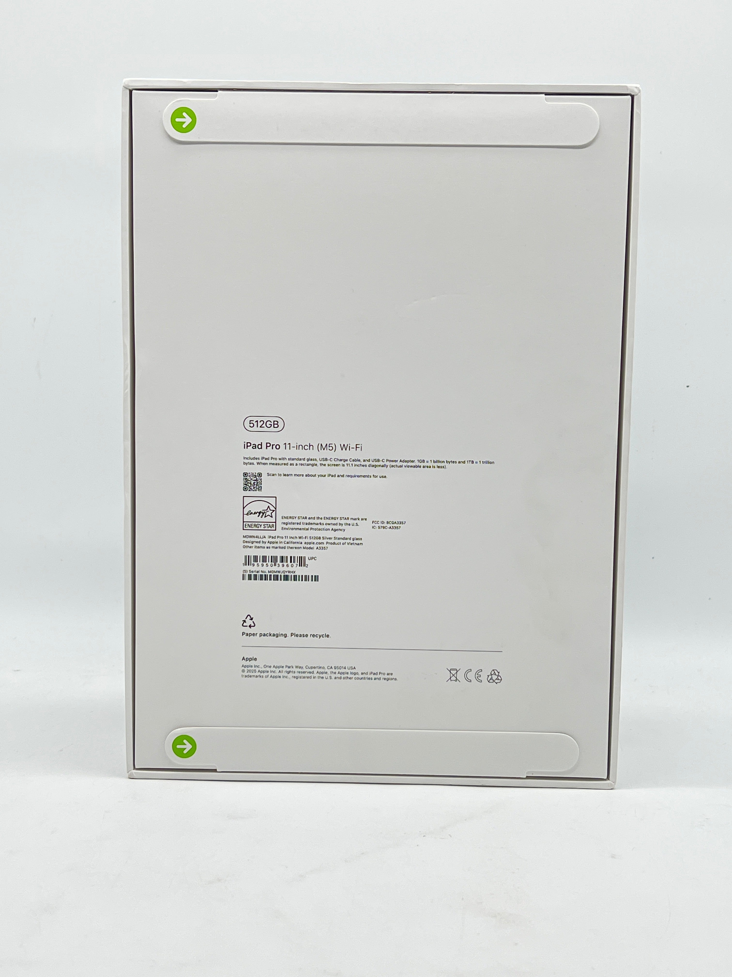 Apple iPad Pro 11" M5 2025 512GB Silver WI-FI - New in Box