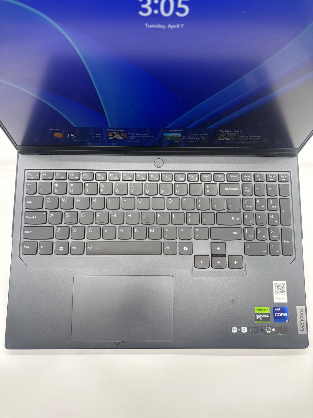 Lenovo Legion pro 5 16IRX9 i9-14900HX 16GB RAM 1TB SSD RTX 4060 - For Parts (Read)