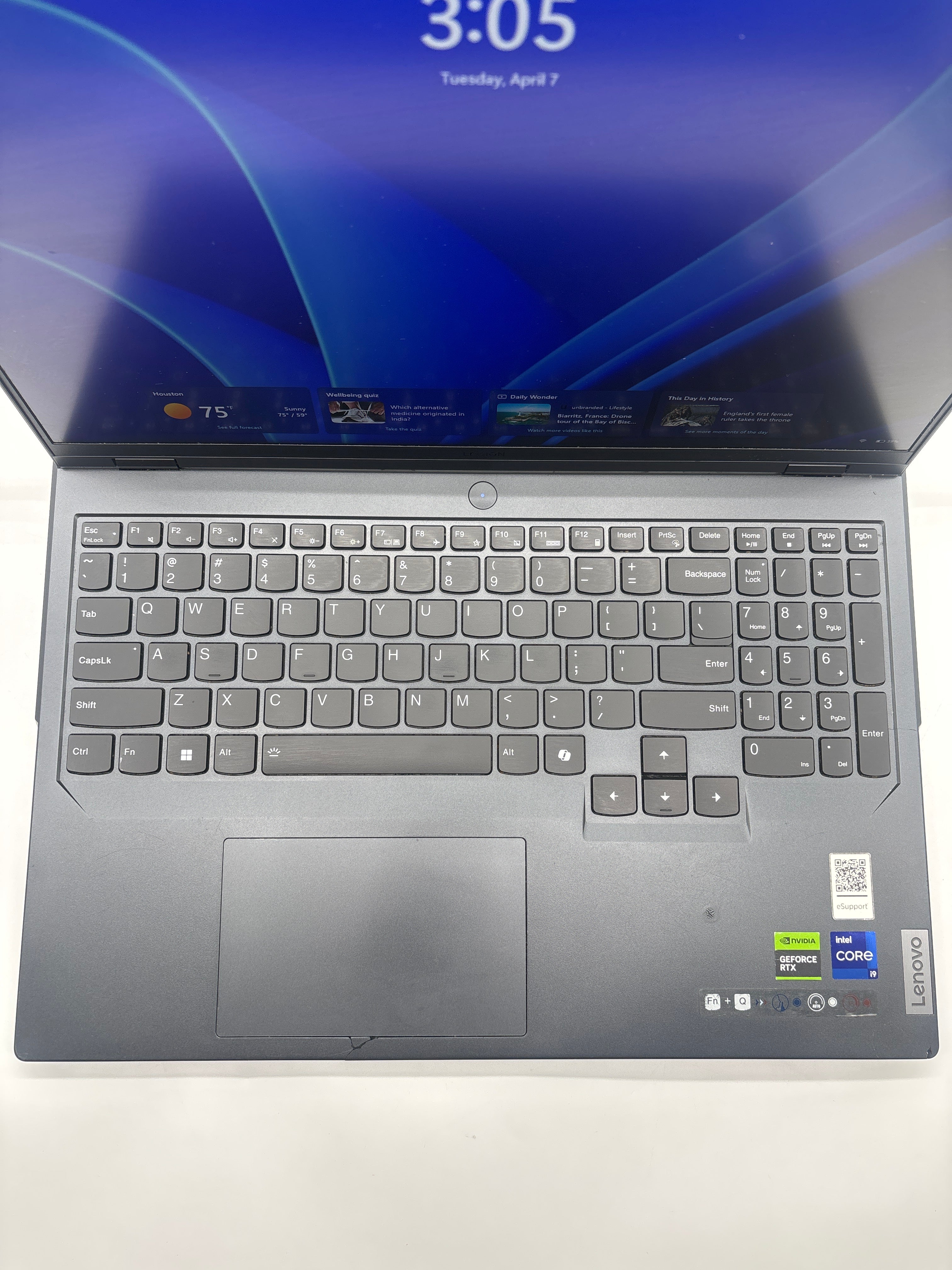 Lenovo Legion pro 5 16IRX9 i9-14900HX 16GB RAM 1TB SSD RTX 4060 - For Parts (Read)