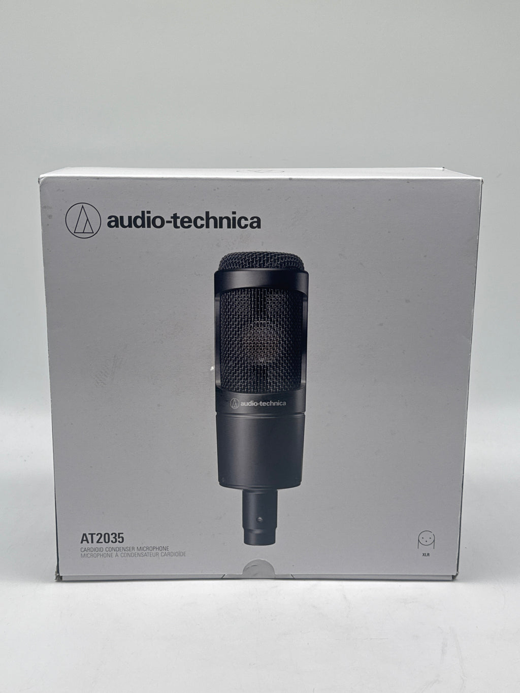 Audio Technica AT2035 Cardioid Condenser Microphone Black Open Box