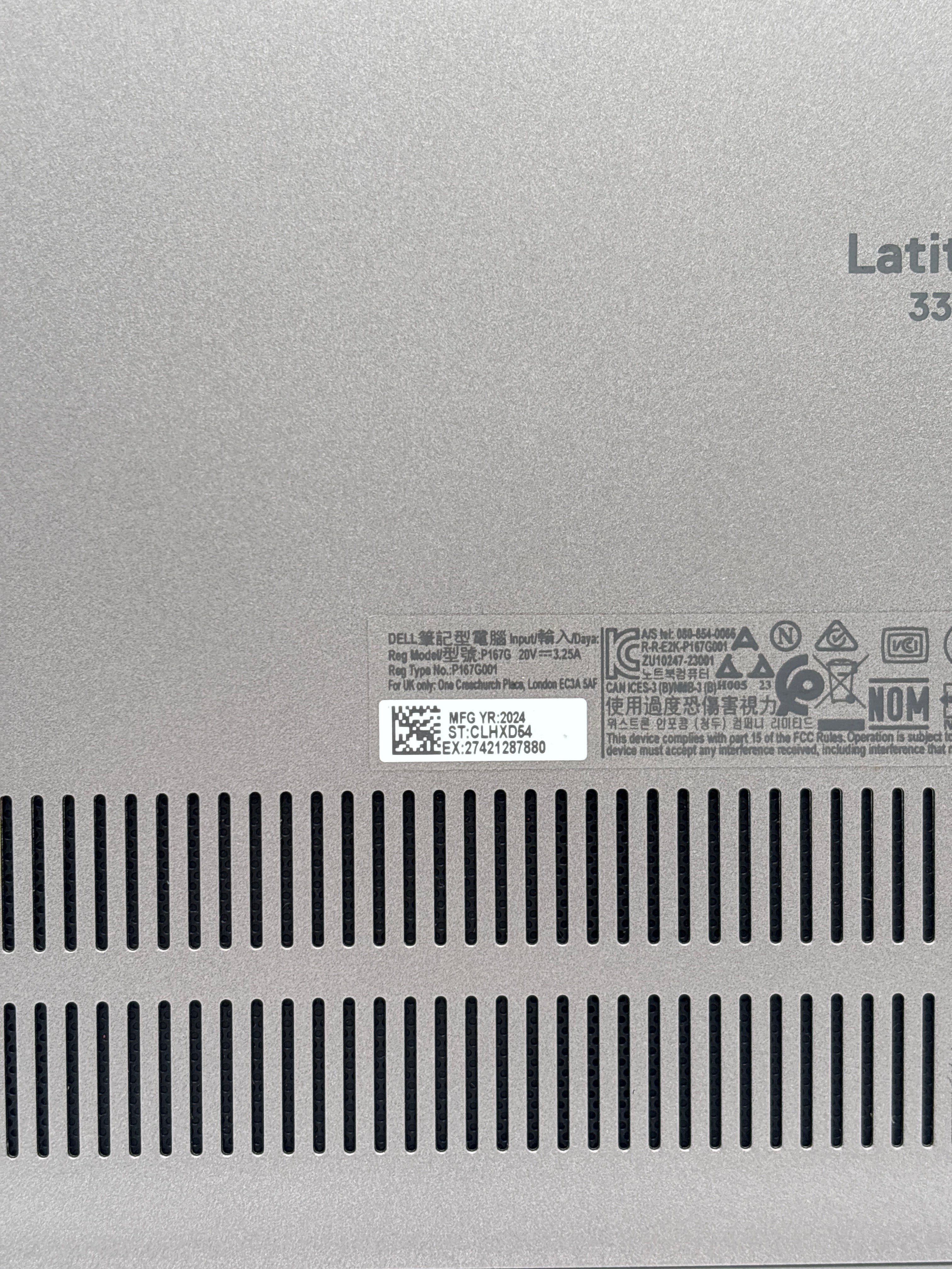 Dell Latitude 3340 i3-1215U 8GB RAM 256GB SSD