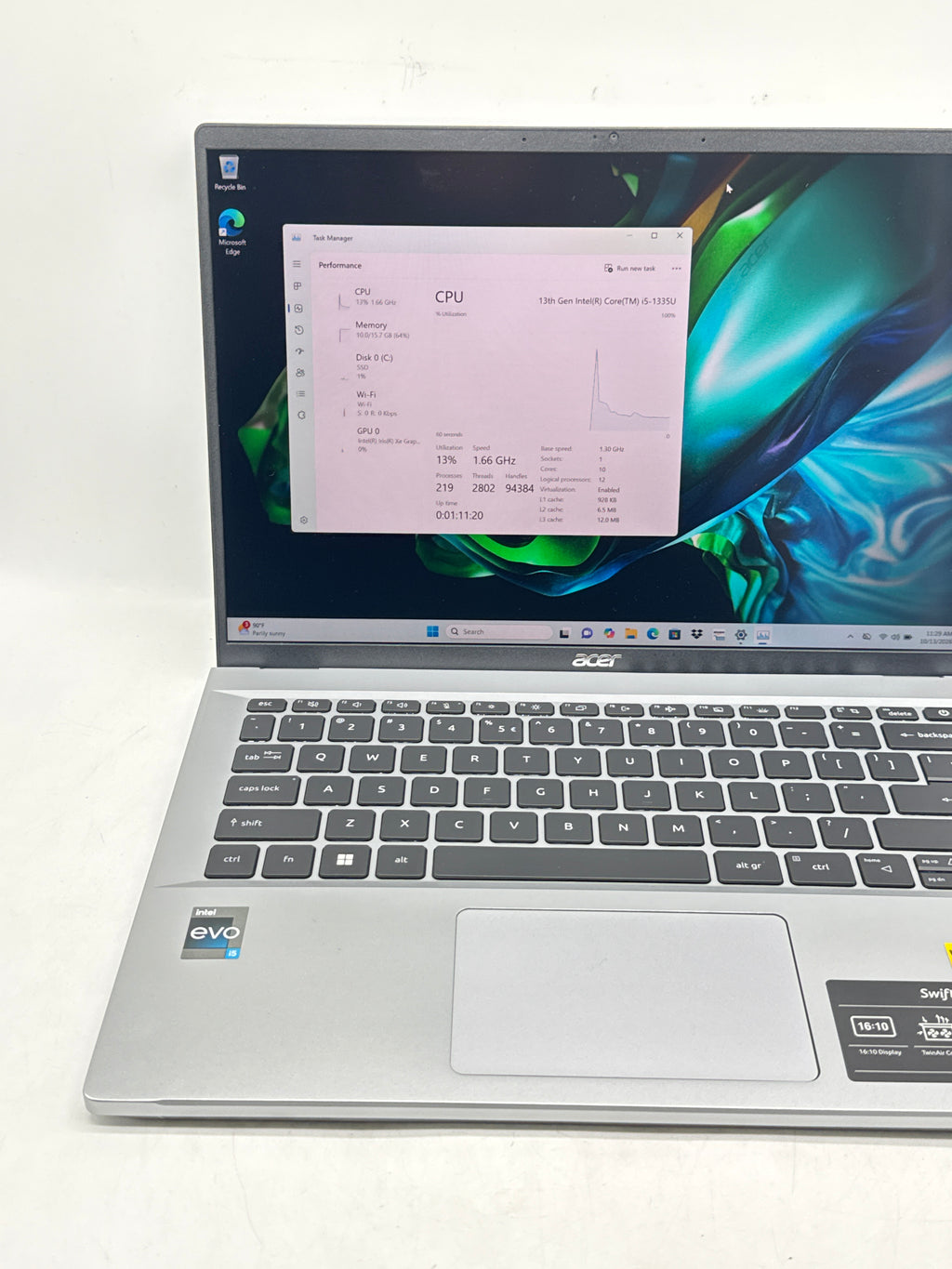 Acer Swift Go 14 SFG14-71-54AP Core i5 1335U 16GB RAM 512GB SSD - Used