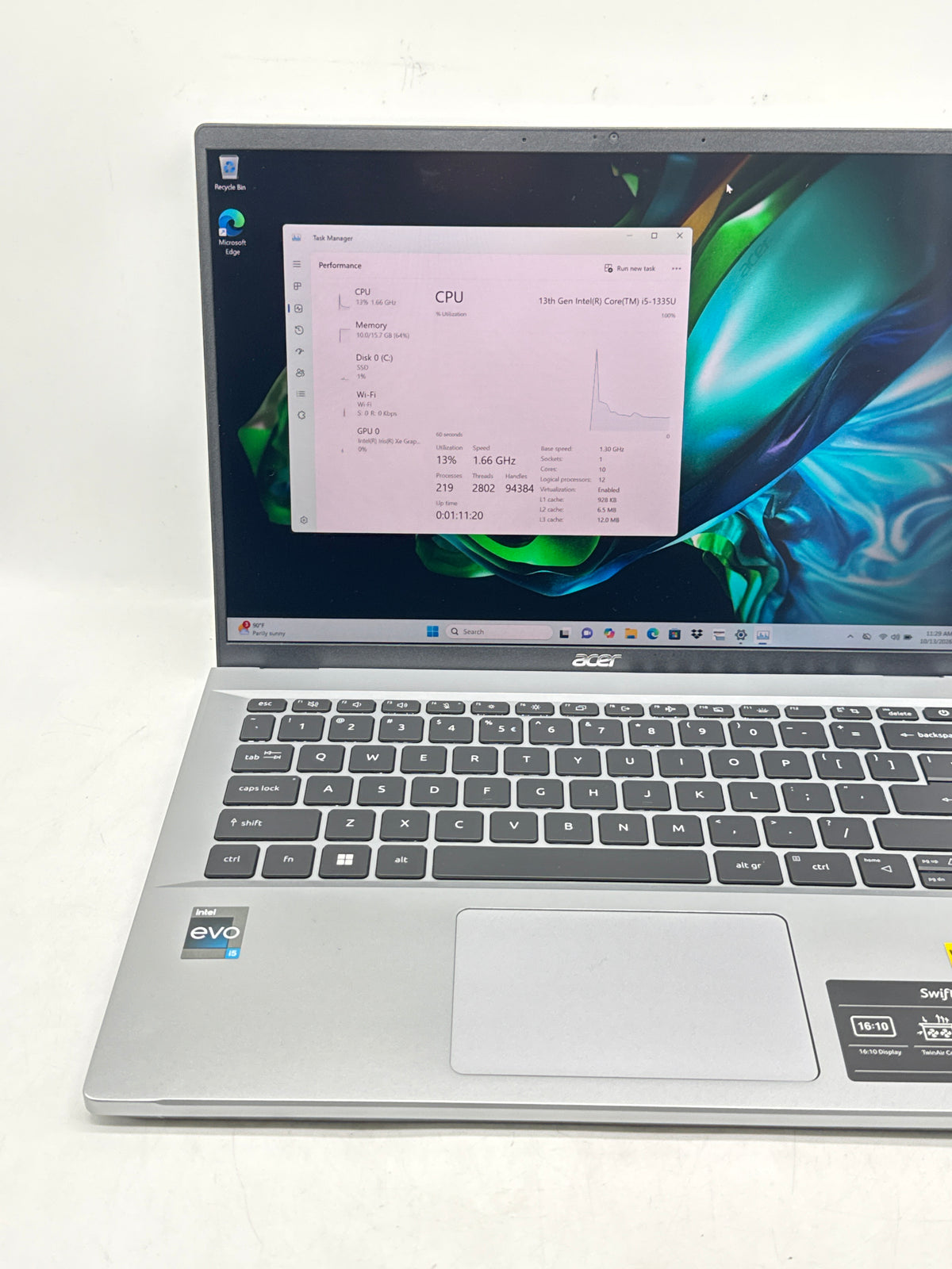 Acer Swift Go 14 SFG14-71-54AP Core i5 1335U 16GB RAM 512GB SSD - Used