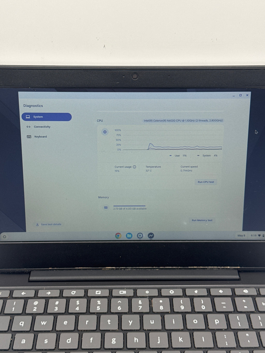 Lenovo IdeaPad 3 CB 11IGL05 11.6" Celeron N4020 4GB Ram 32GB eMMC