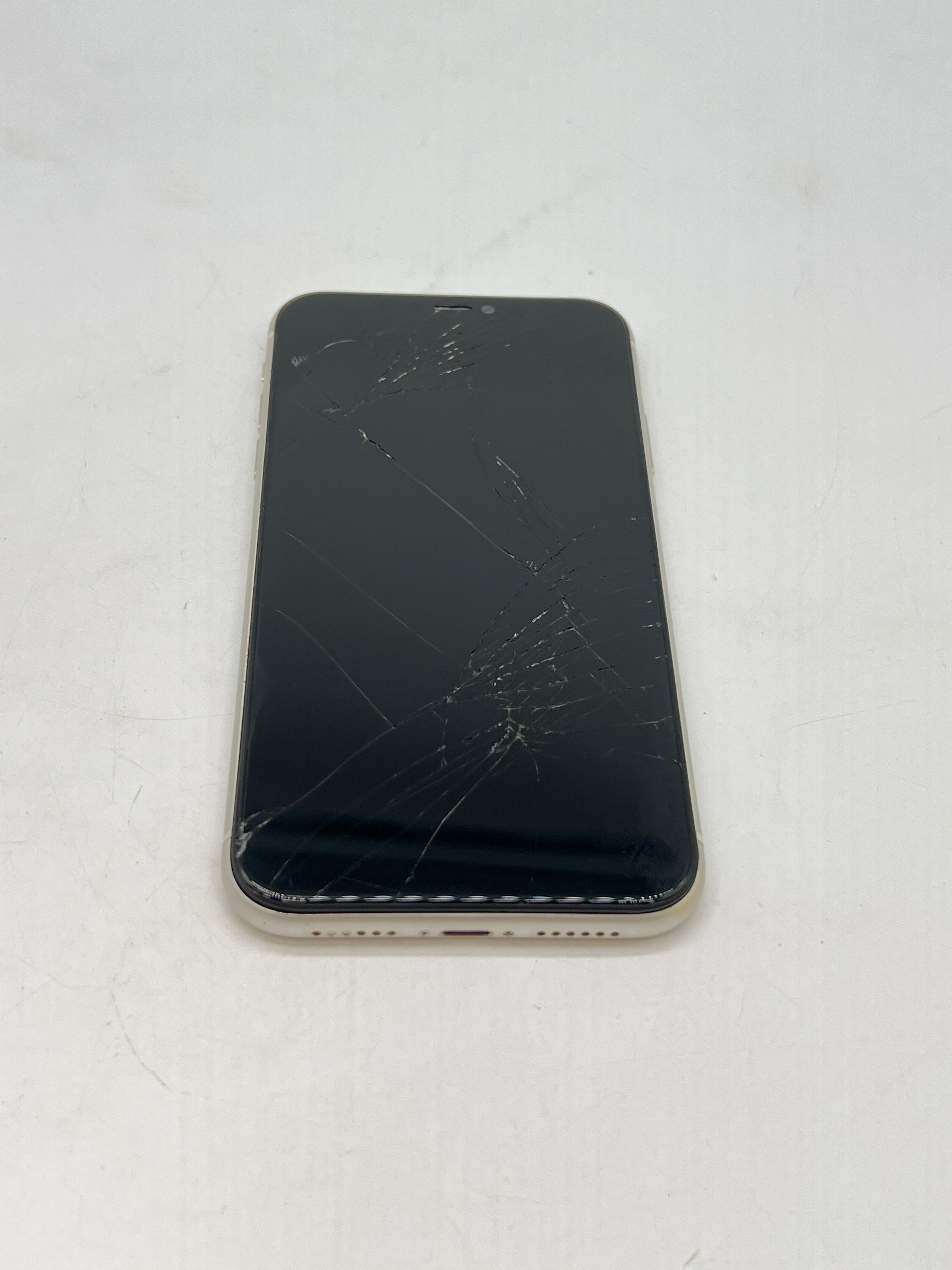 Apple iPhone 11 A2111 64GB Cricket - Cracked Screen, Bad LCD