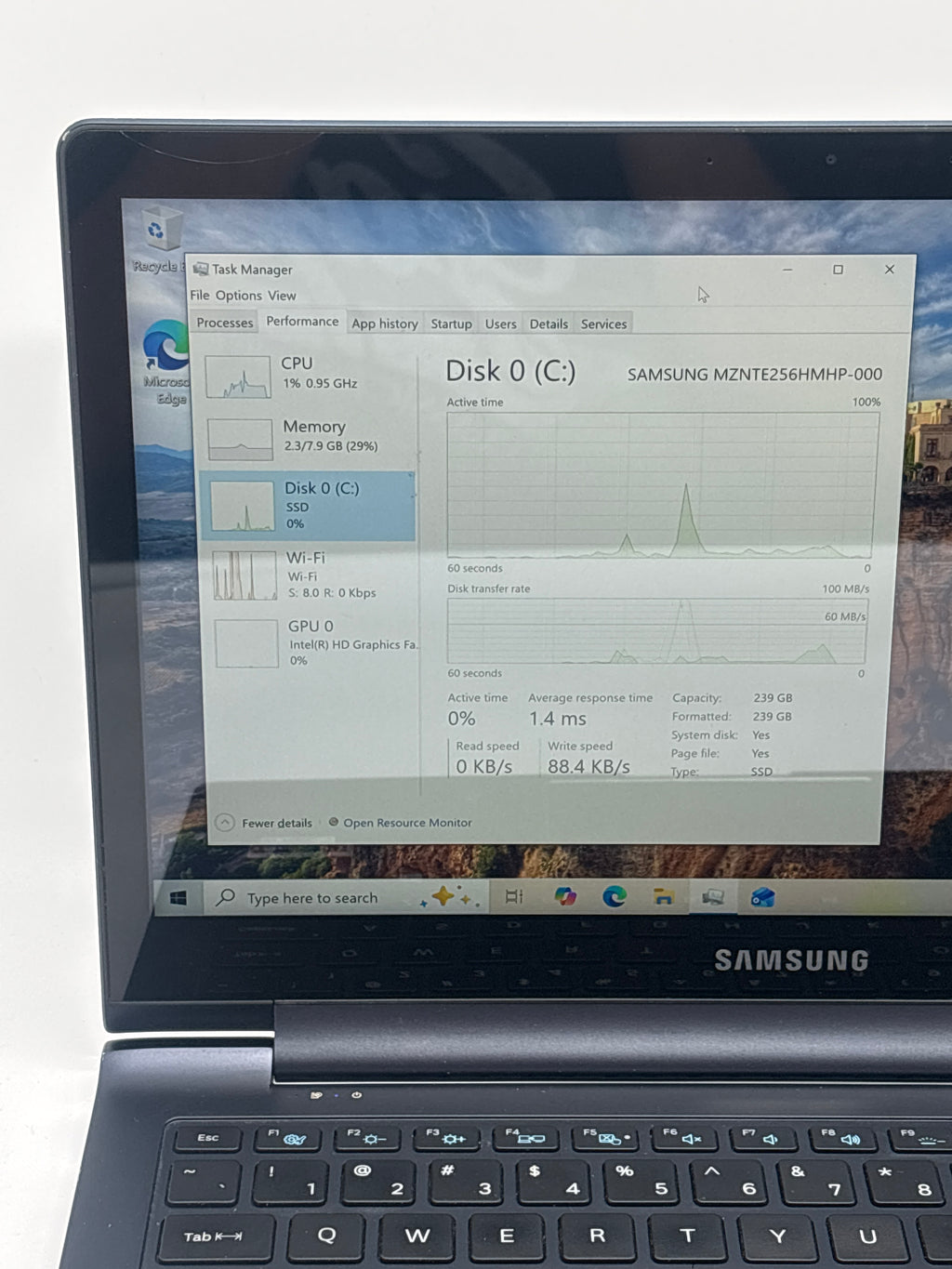 Samsung ATIV Book 9 Plus IN940X3G Intel i7 8GB RAM 256GB SSD