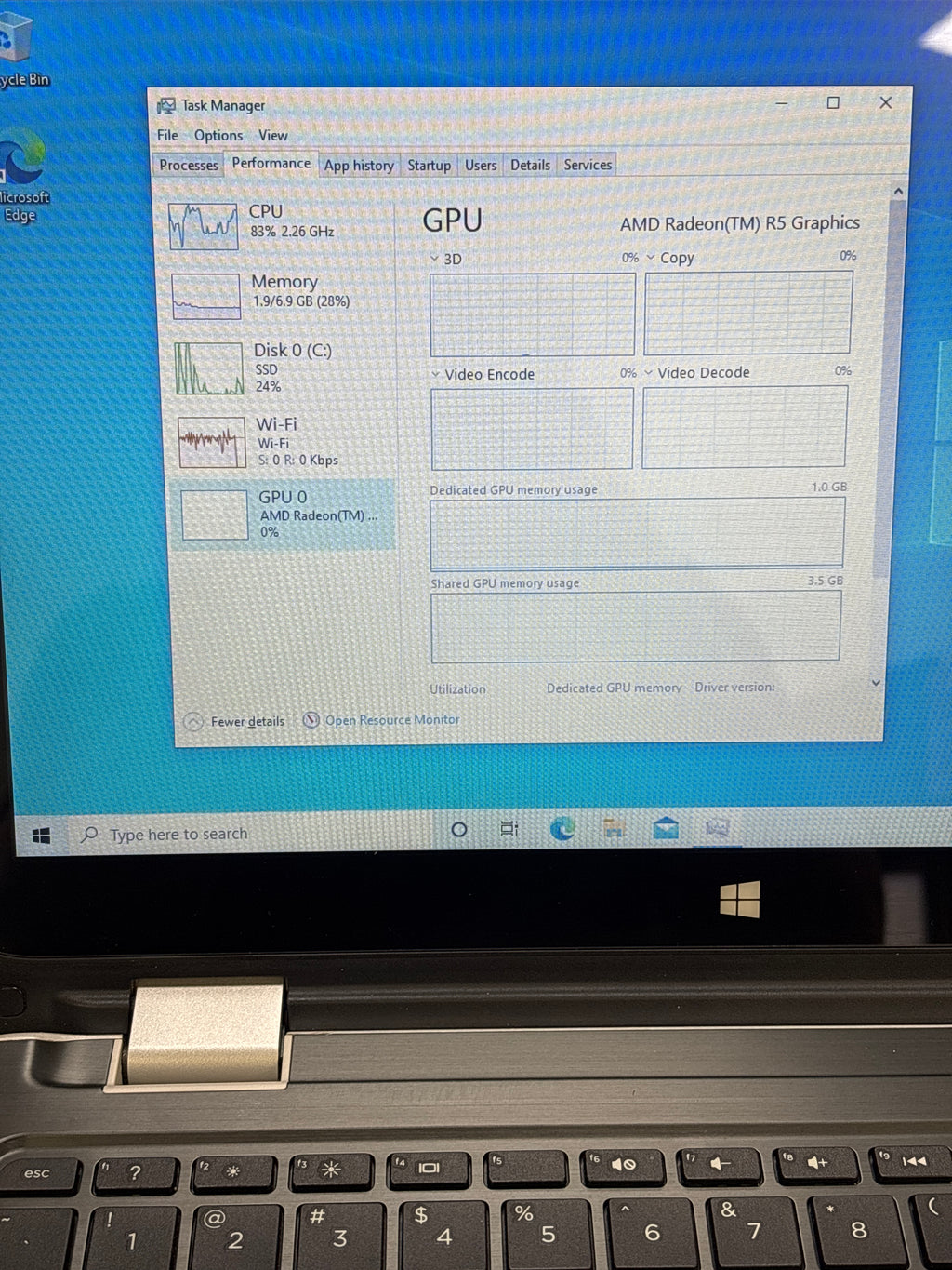 HP Pavilion 13-a010nr AMD A8-6410 8GB RAM 512GB SSD - For Parts (Read DESC)