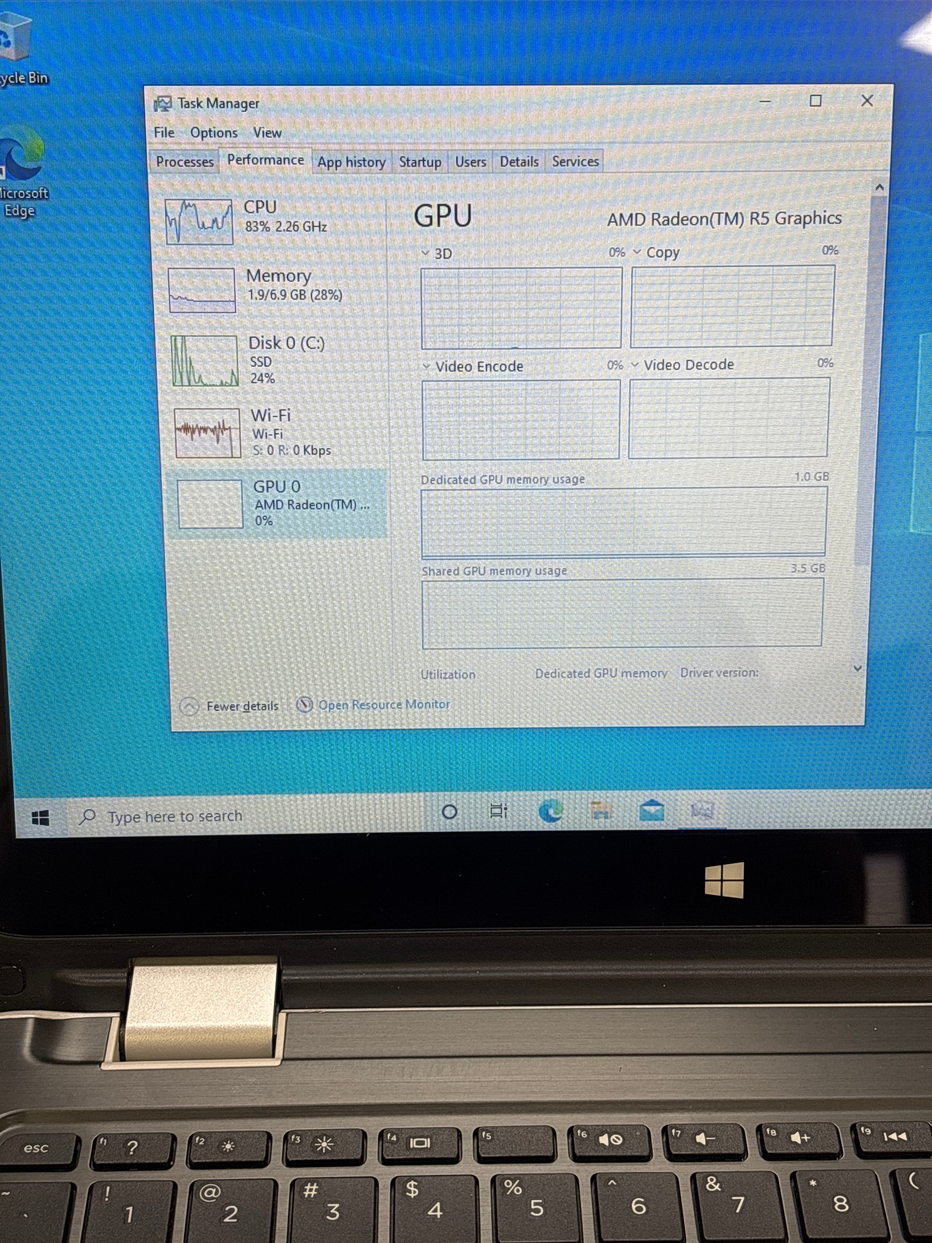HP Pavilion 13-a010nr AMD A8-6410 8GB RAM 512GB SSD - For Parts (Read DESC)
