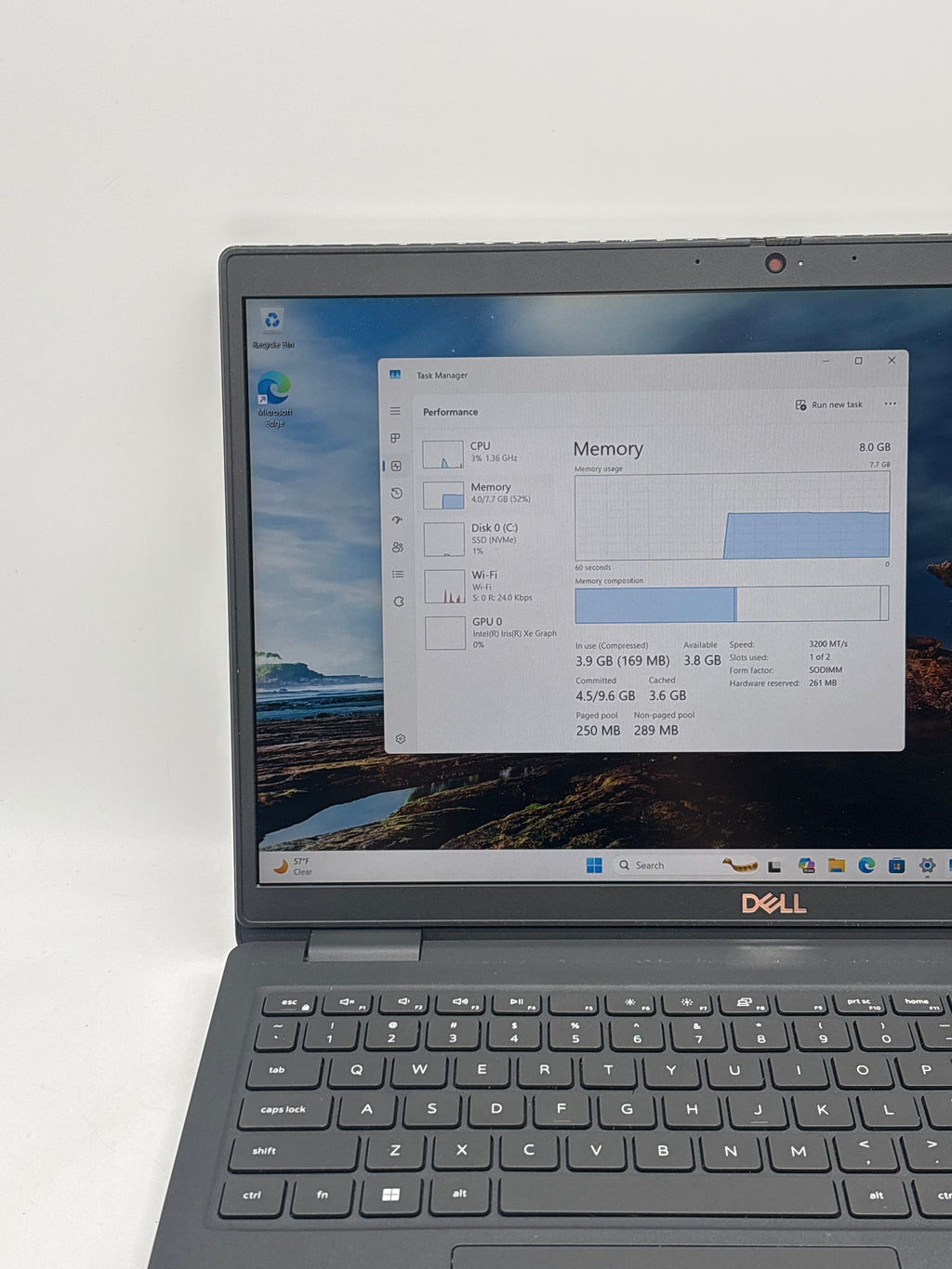 Dell Latitude 3520 i5-1135G7 8GB RAM 256GB SSD