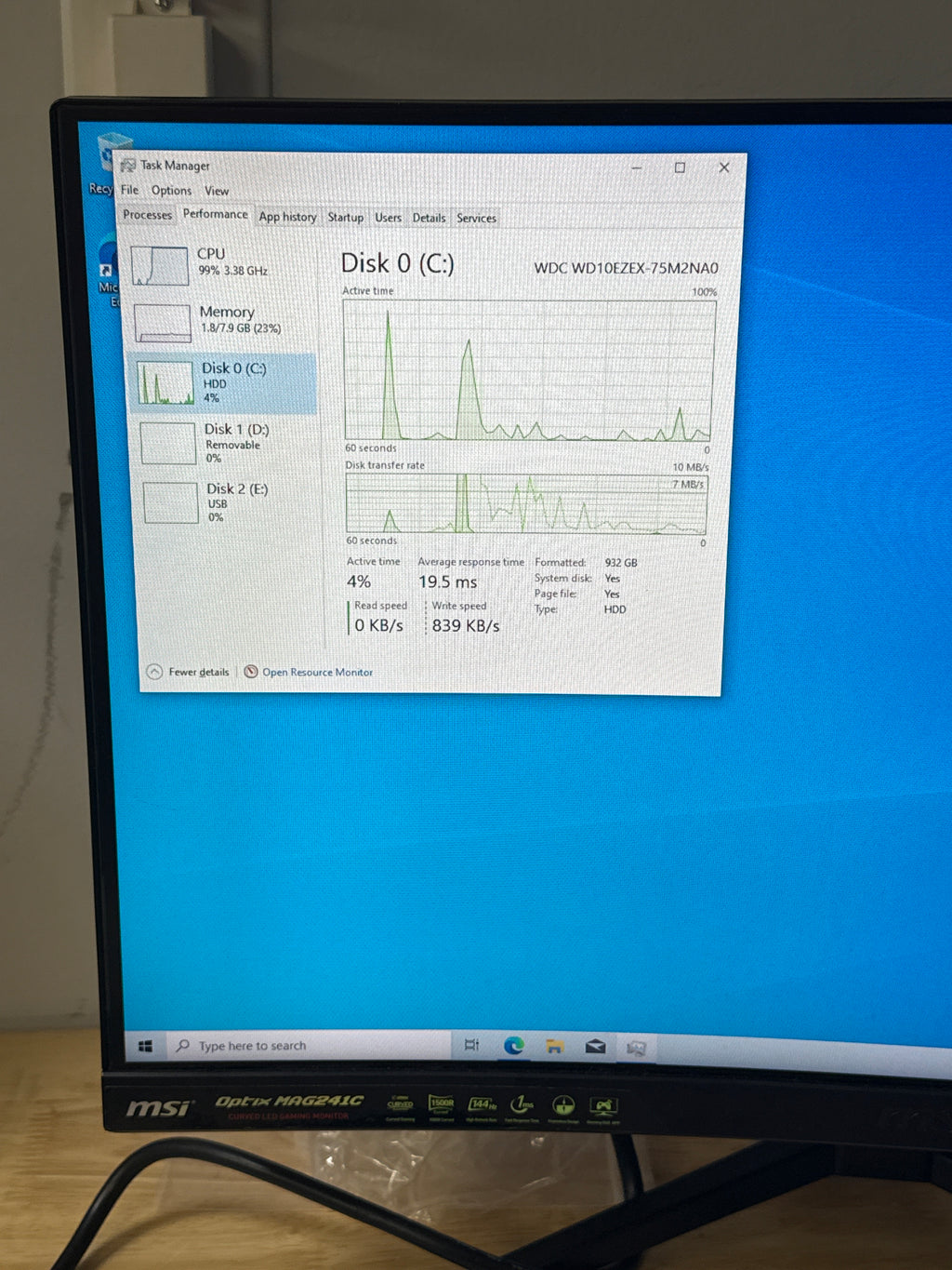 Dell Inspiron 3847 i3-4130 8GB RAM 1TB HDD