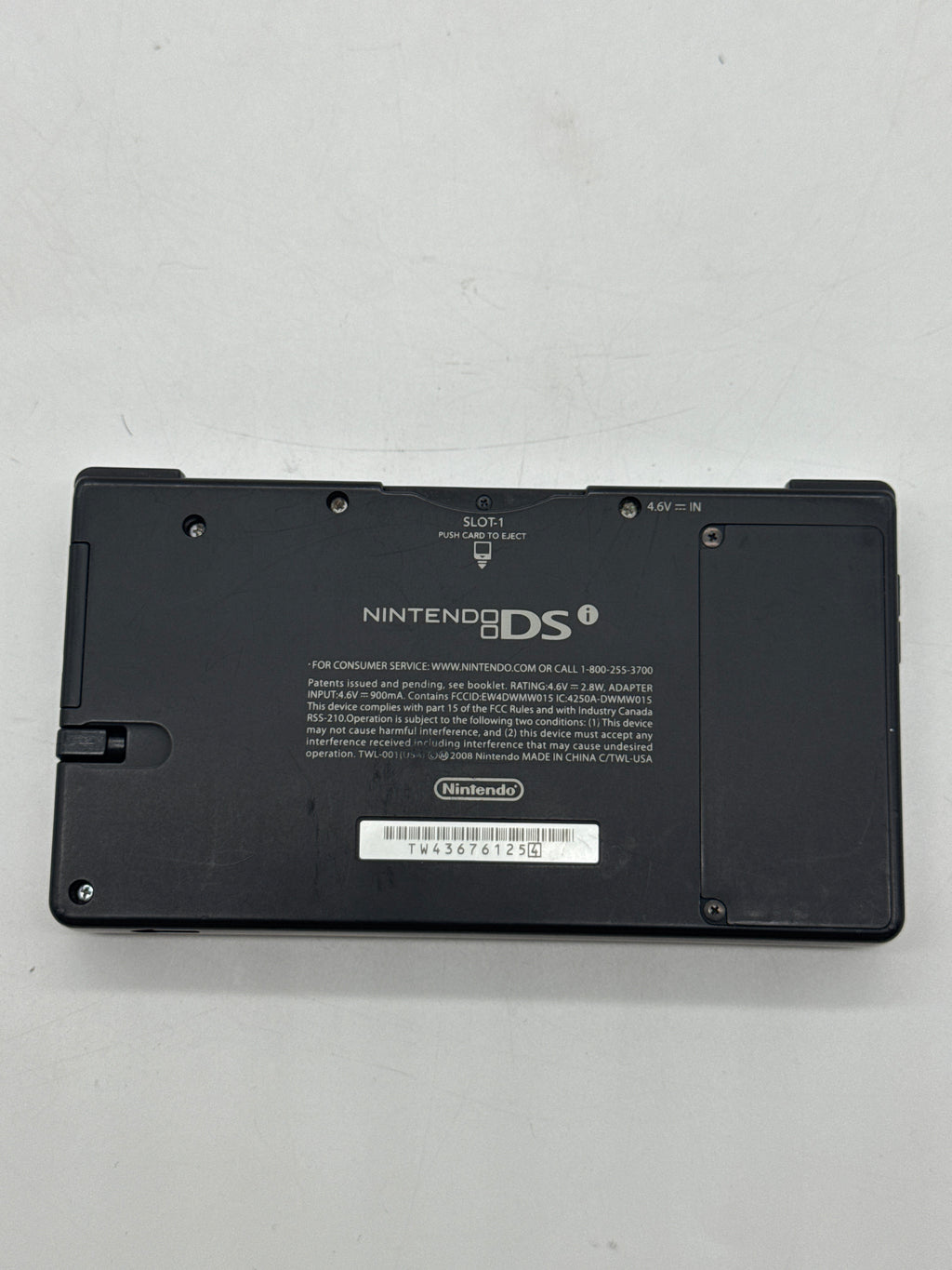 Nintendo DSi TWL-001 Black Dual Screen Handheld System - Used
