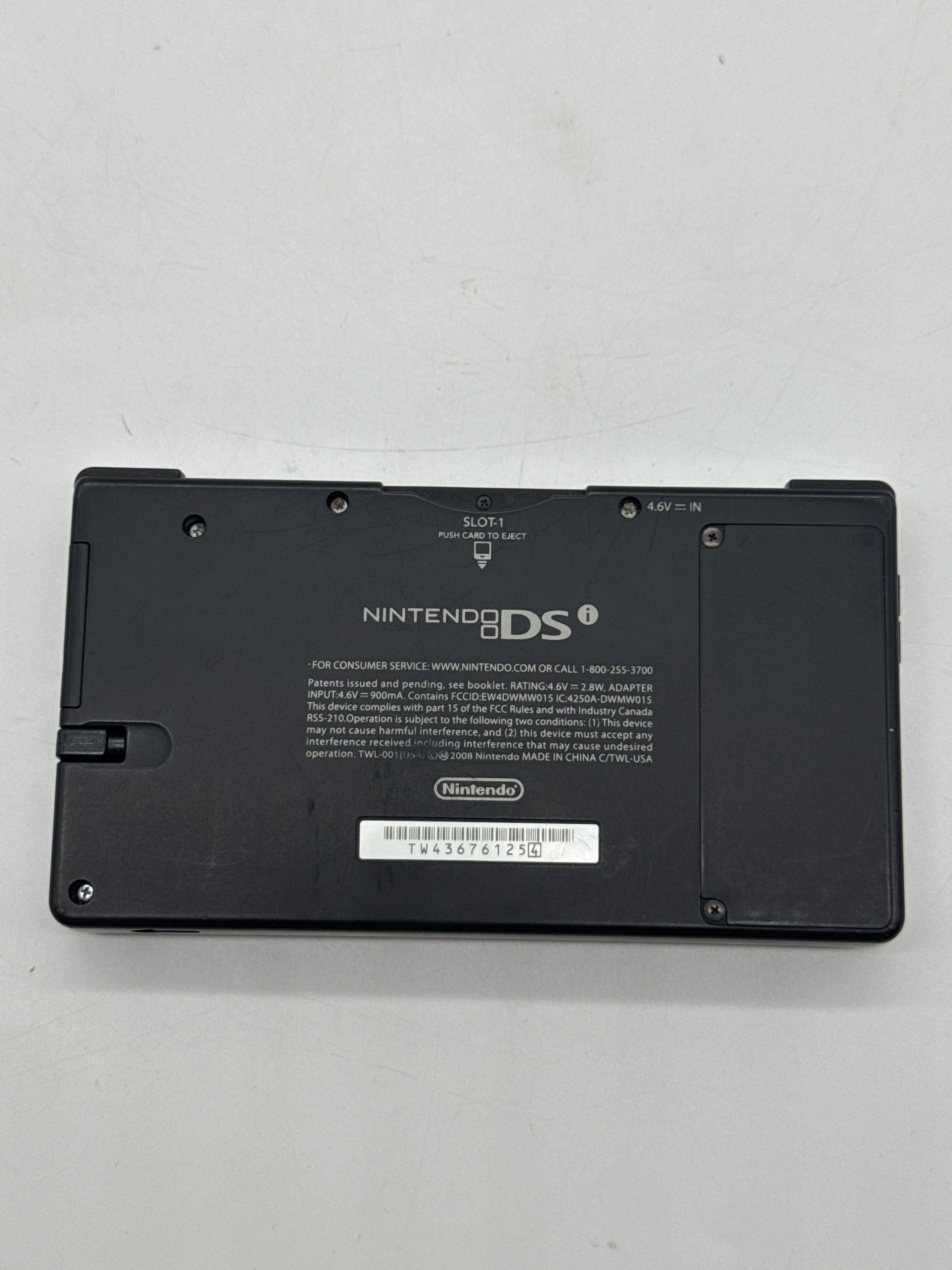 Nintendo DSi TWL-001 Black Dual Screen Handheld System - Used