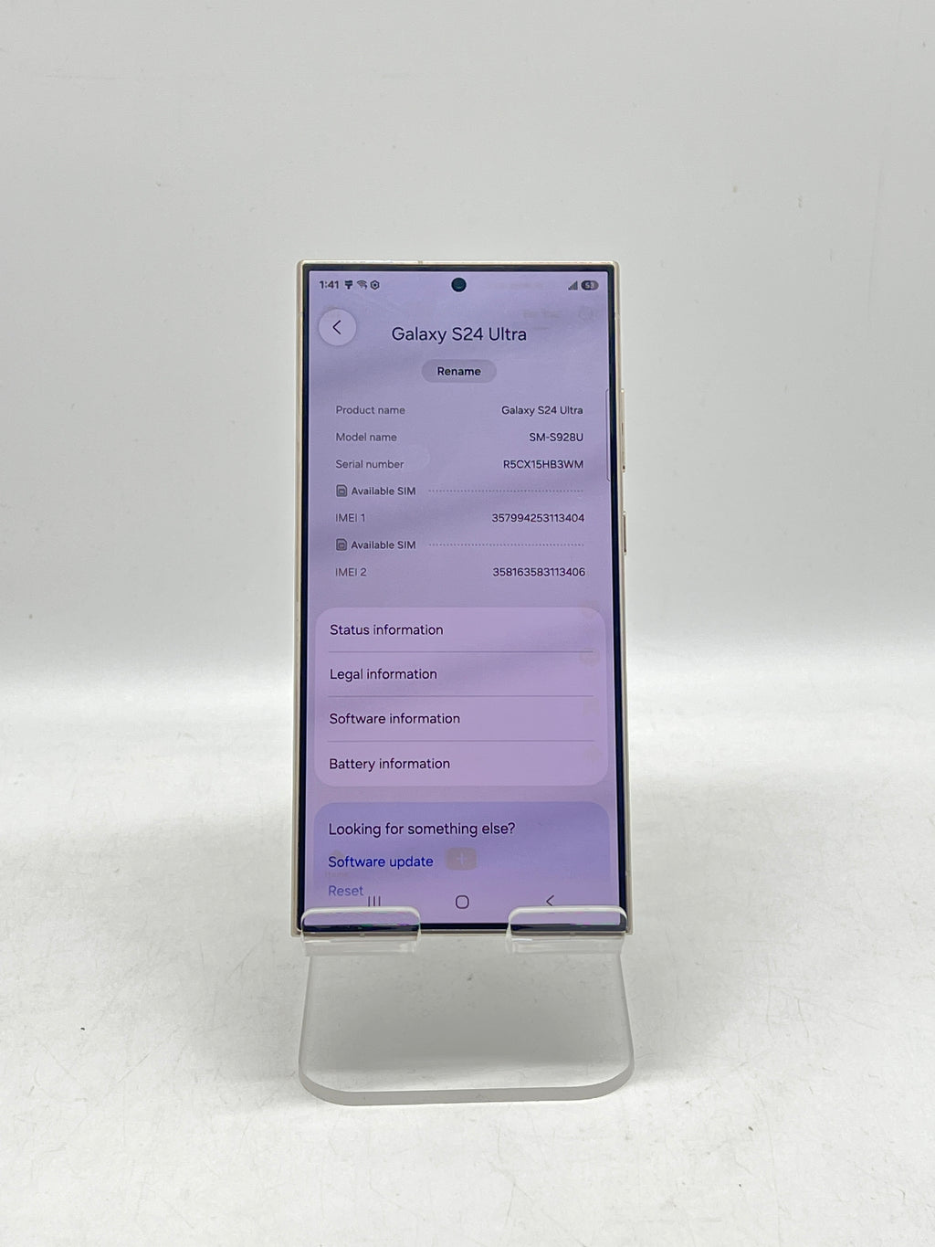 Samsung Galaxy S24 Ultra SM-S928U 6.8" 512GB AT&T - For Parts