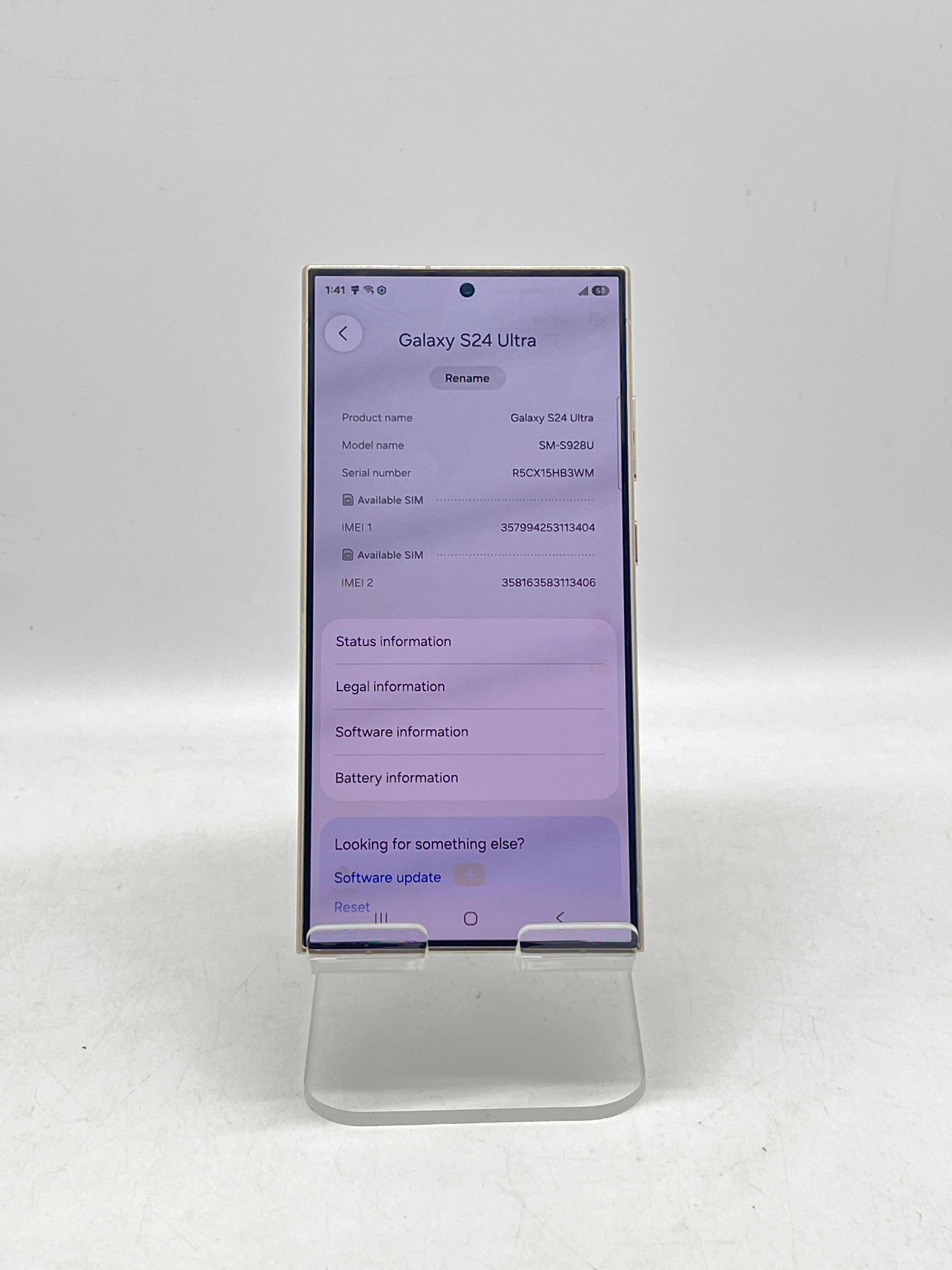 Samsung Galaxy S24 Ultra SM-S928U 6.8" 512GB AT&T - For Parts