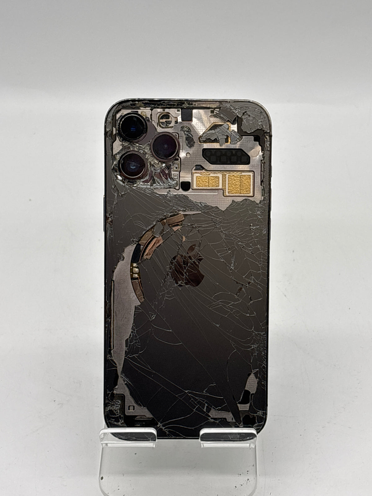 Apple iPhone 12 Pro Max 128GB Unlocked Broken Back Glass Read