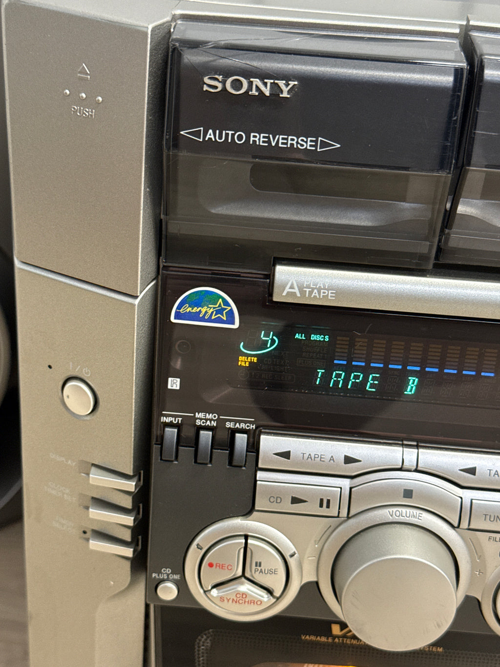 Sony MHC-M100 Hi-Fi Component System Silver 190 Watts (READ DESC)