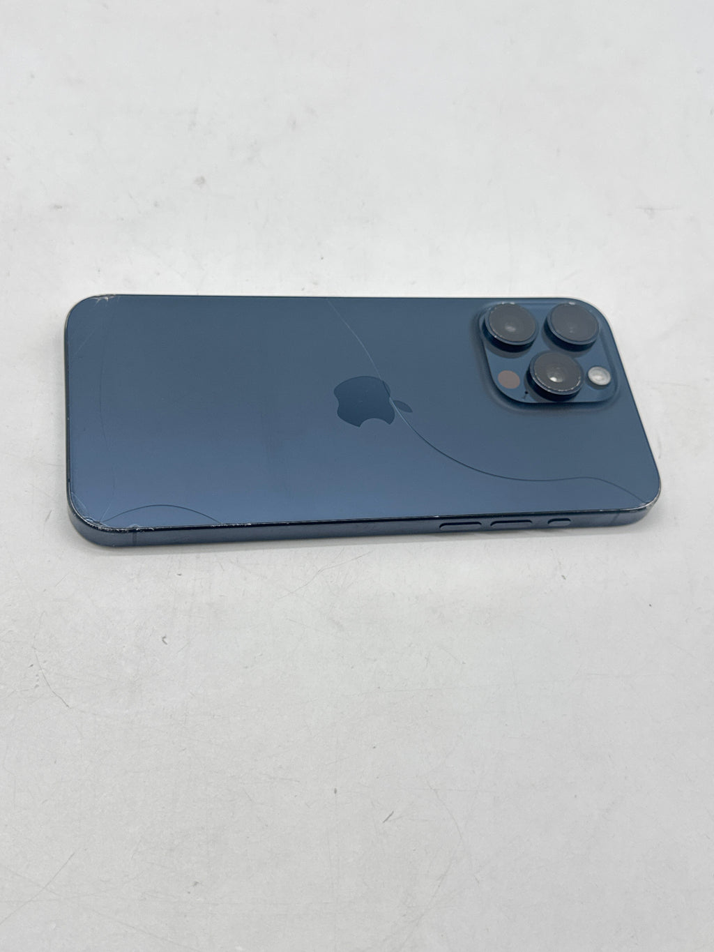 Apple iPhone 15 Pro Max 256GB Blue Titanium Unlocked - Cracked Back/Screen