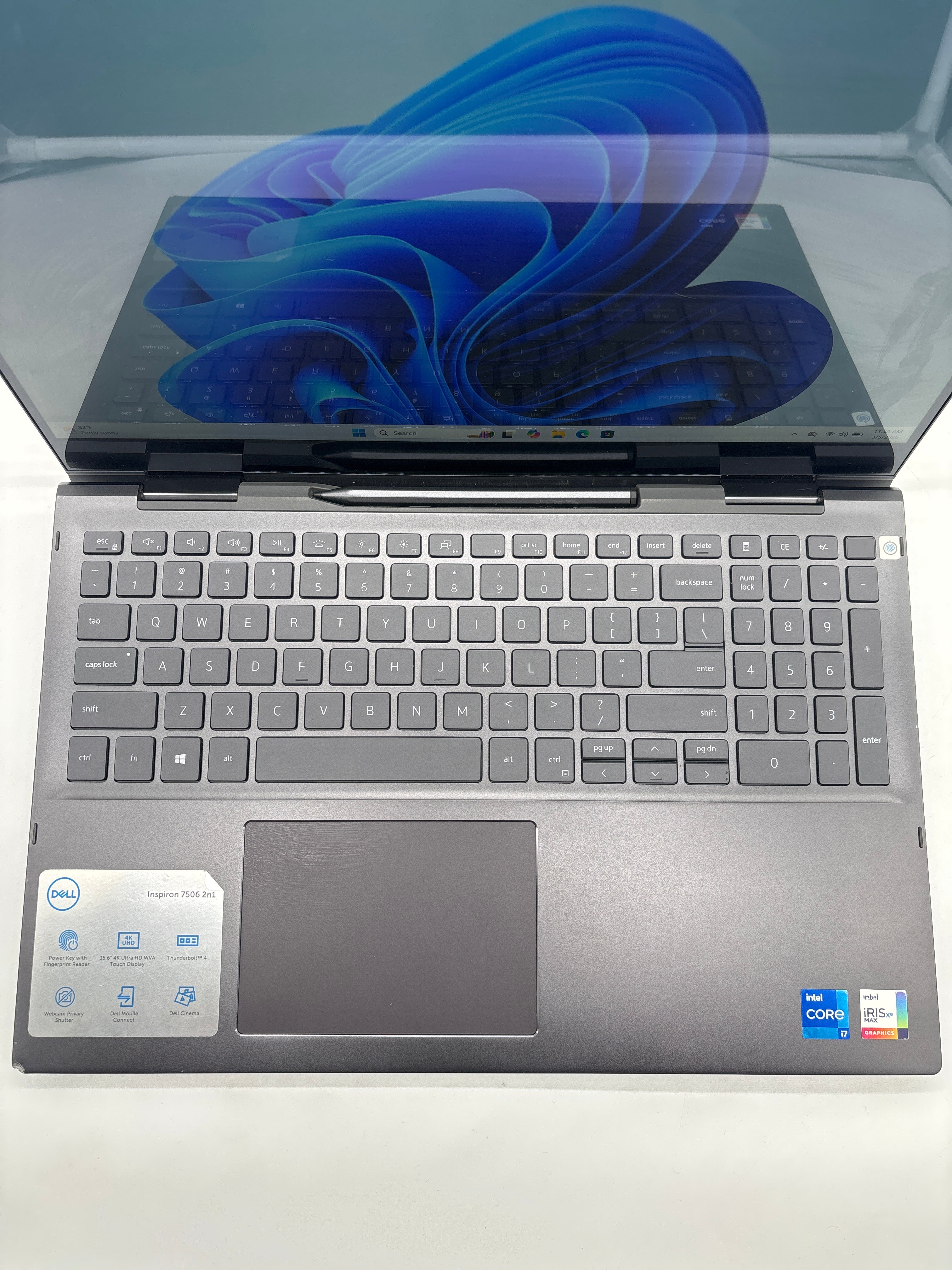 Dell Inspiron 7506 2-in-1 i7-1165G7 16GB RAM 512GB SSD