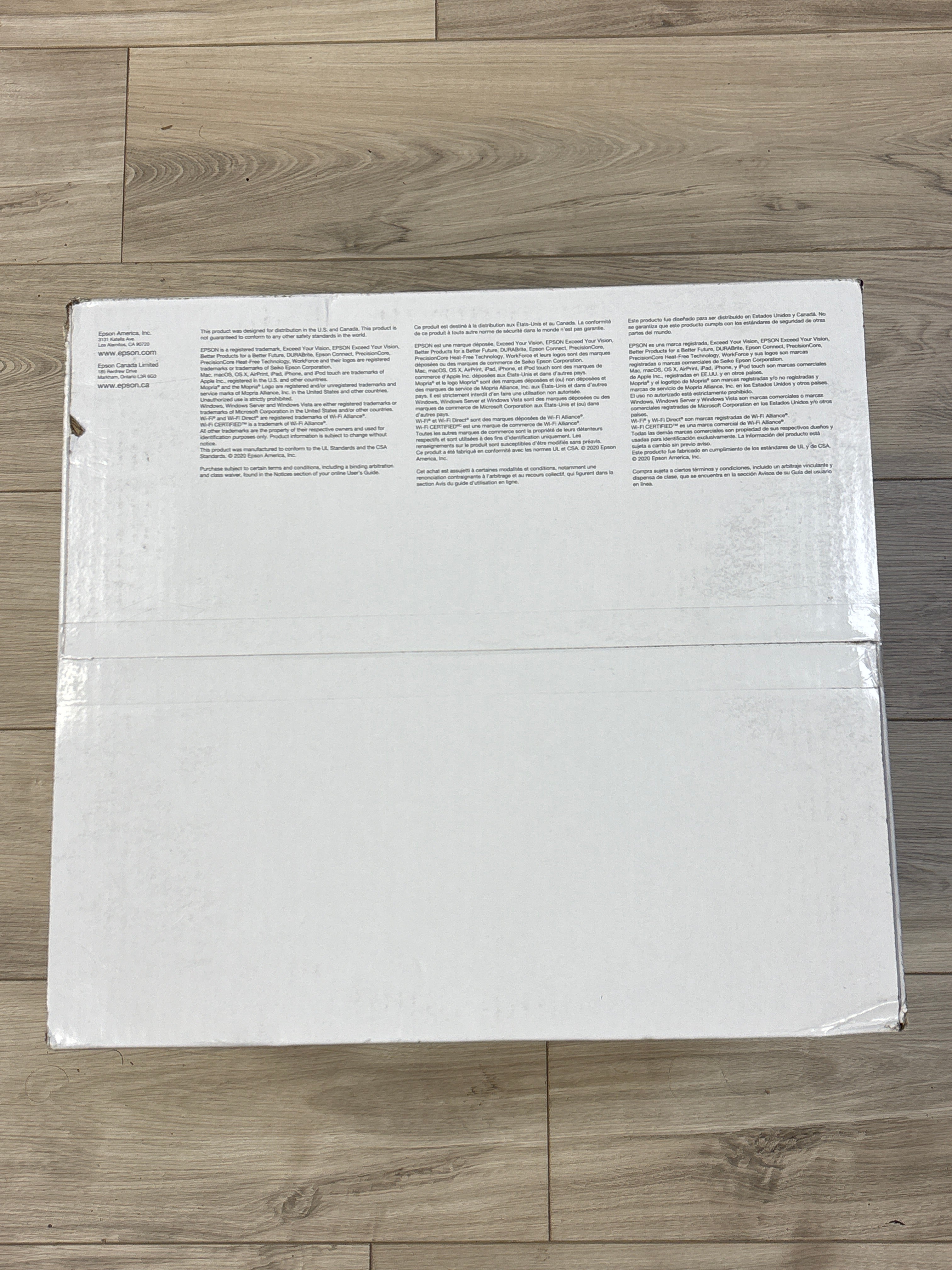 Epson WorkForce Pro WF-3820 Black All-In-One Printer Wireless - New In Box