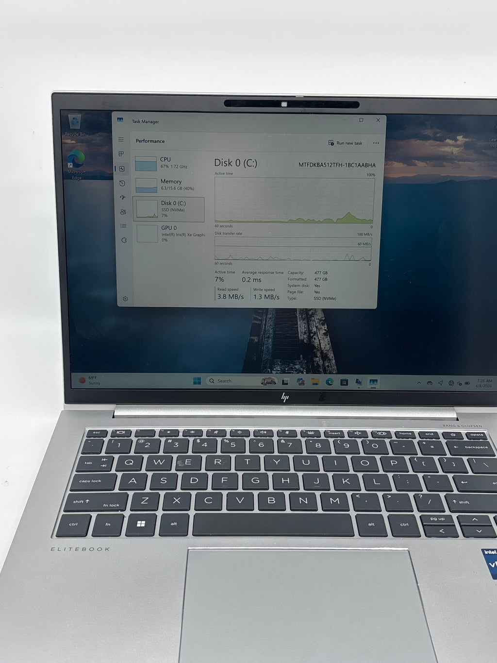 HP EliteBook 840 G9 i7-1265U 16GB RAM 512GB SSD - Used
