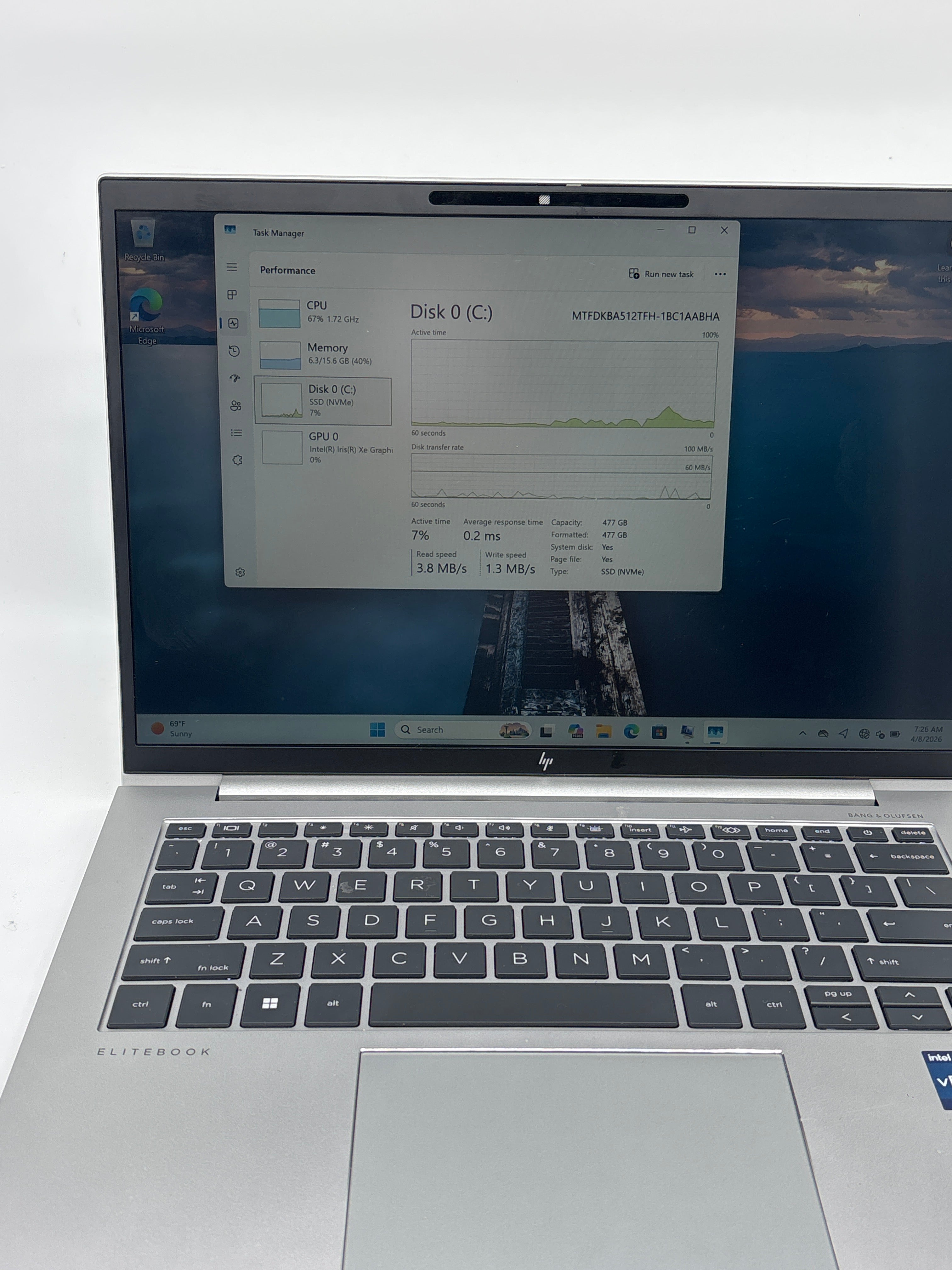 HP EliteBook 840 G9 i7-1265U 16GB RAM 512GB SSD - Used