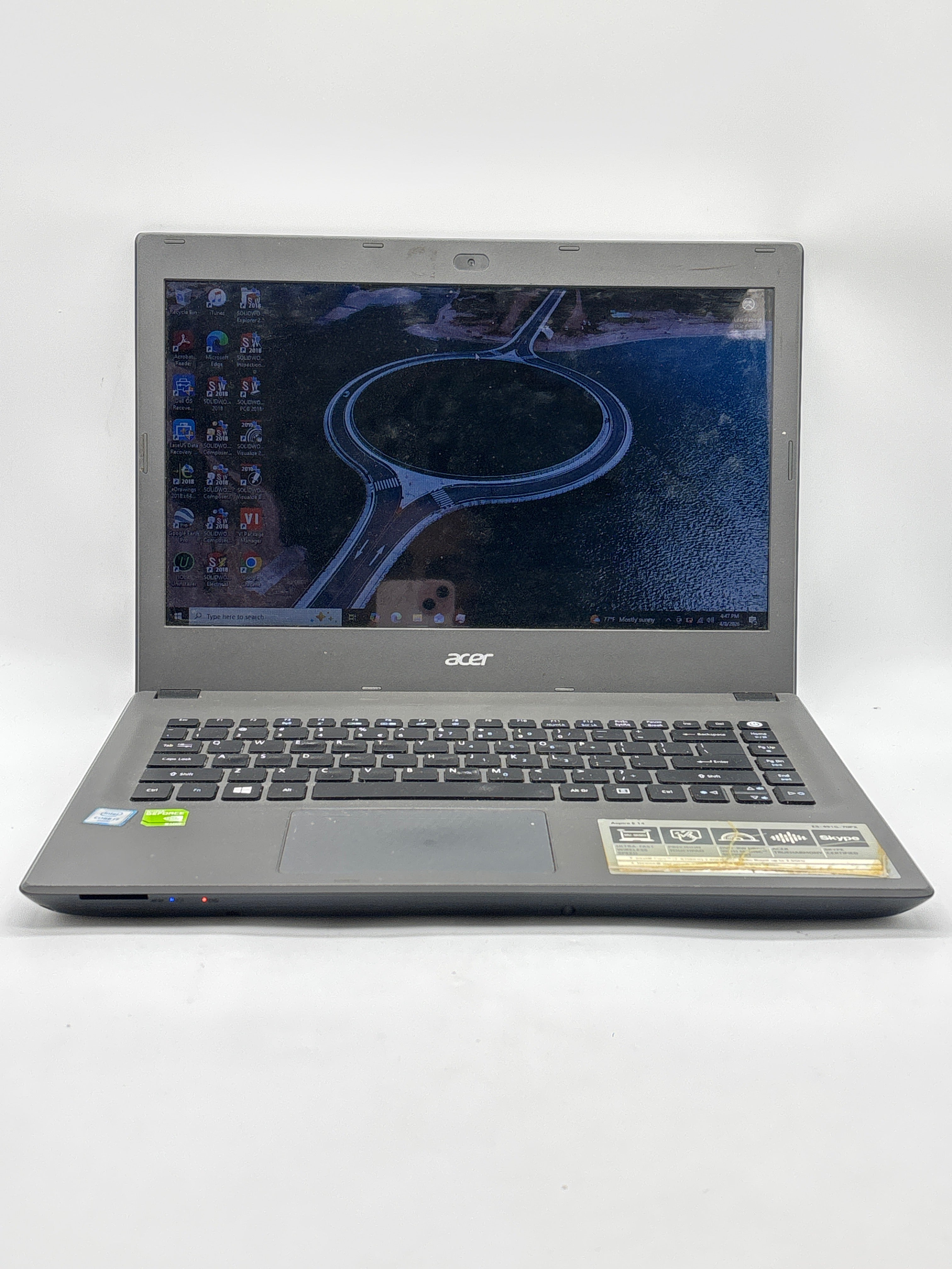 Acer Aspire E5-491G i7-6700hq 12GB RAM 1TB SSD Geforce 940M - Used