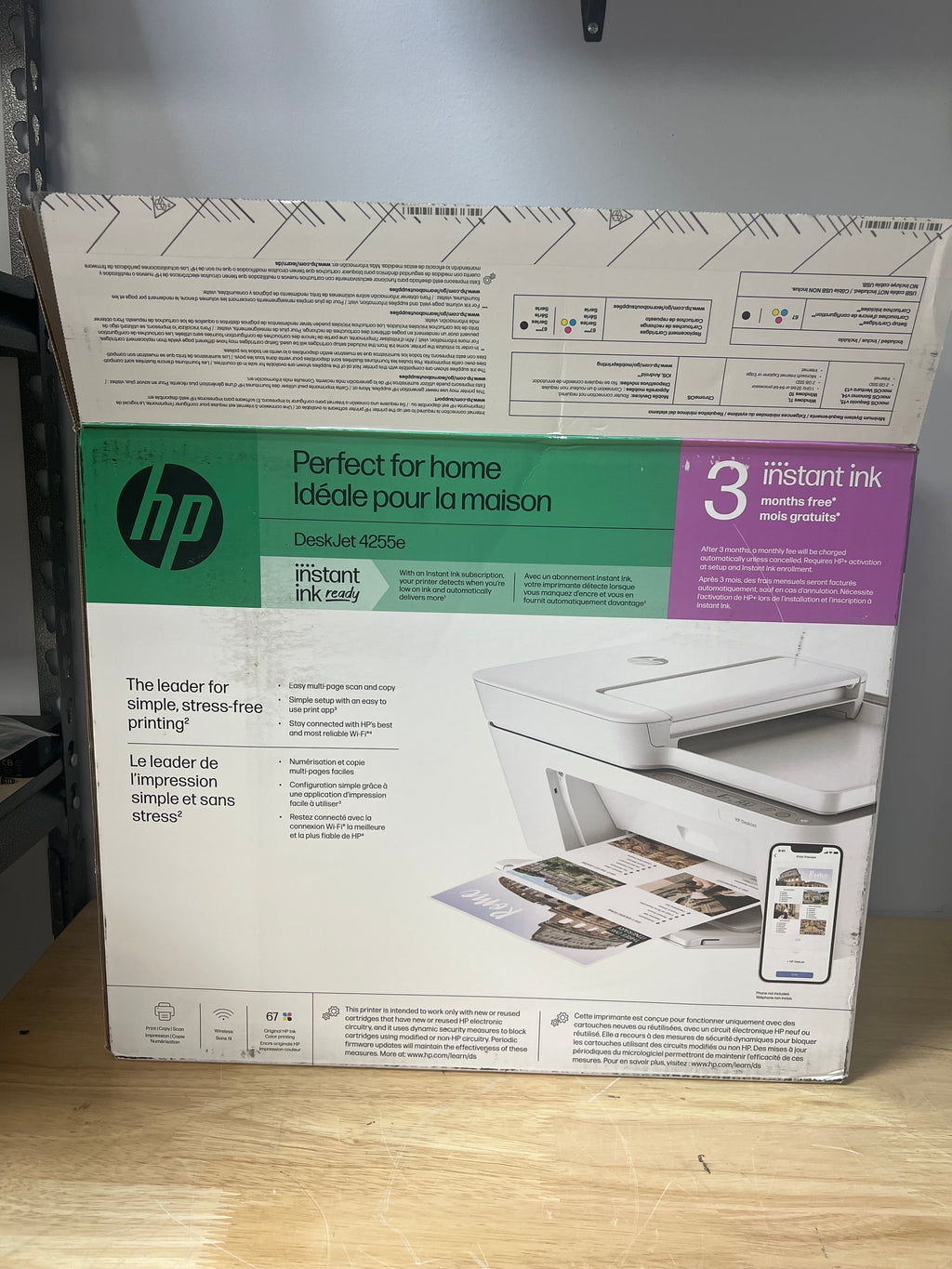 HP DeskJet 4255e All-in-One Inkjet Printer - New