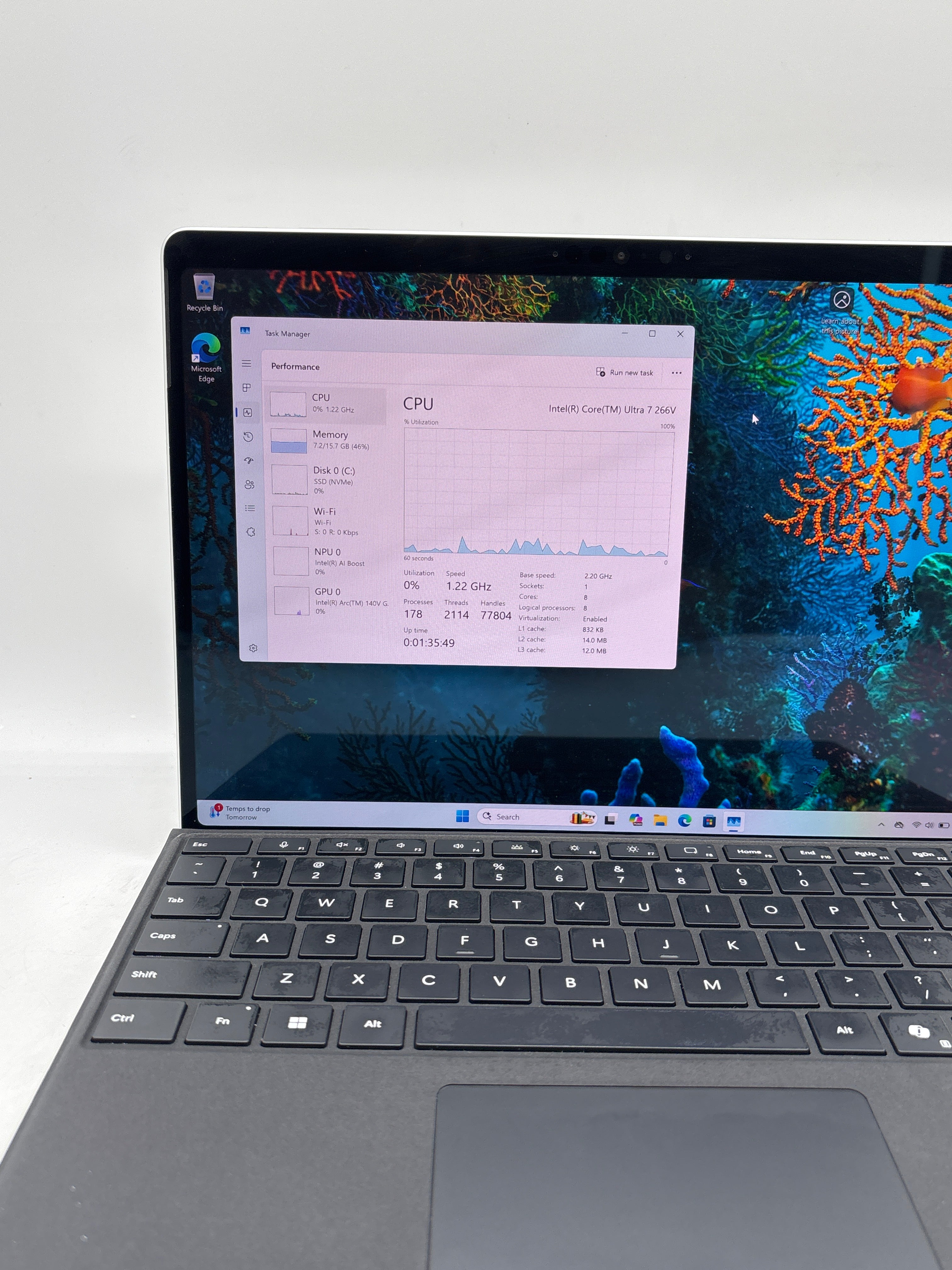 Microsoft Surface Pro 11th Edition Ultra 7 266V 16GB RAM 512GB SSD - Used