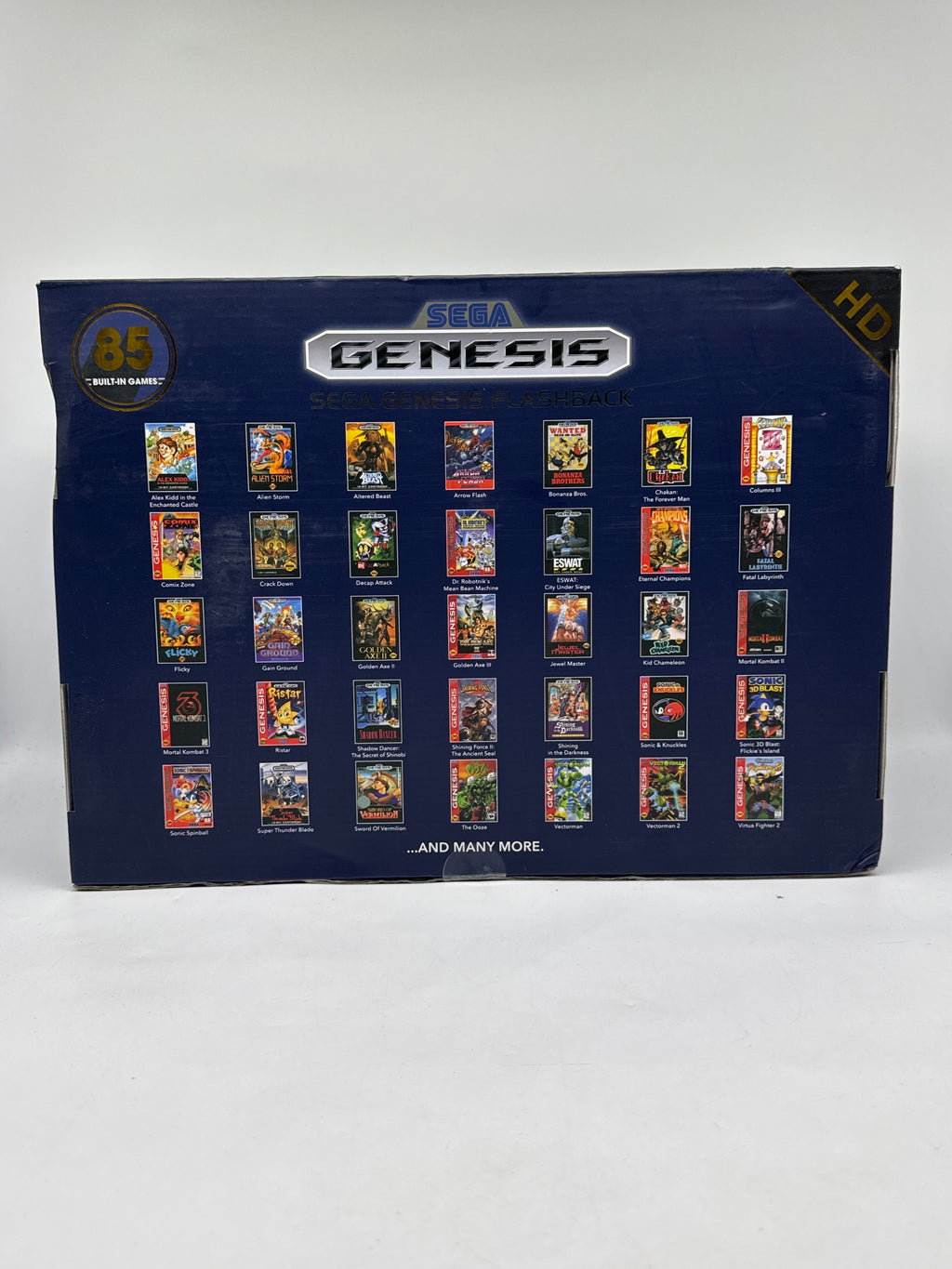 AtGames Sega Genesis Flashback 85 Built-in Games Console - New in Box