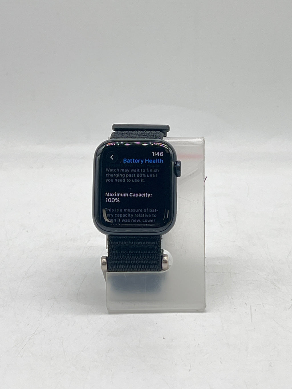Apple Watch SE 2nd Gen A2723 44mm GPS Midnight Aluminum Sport Band - Used