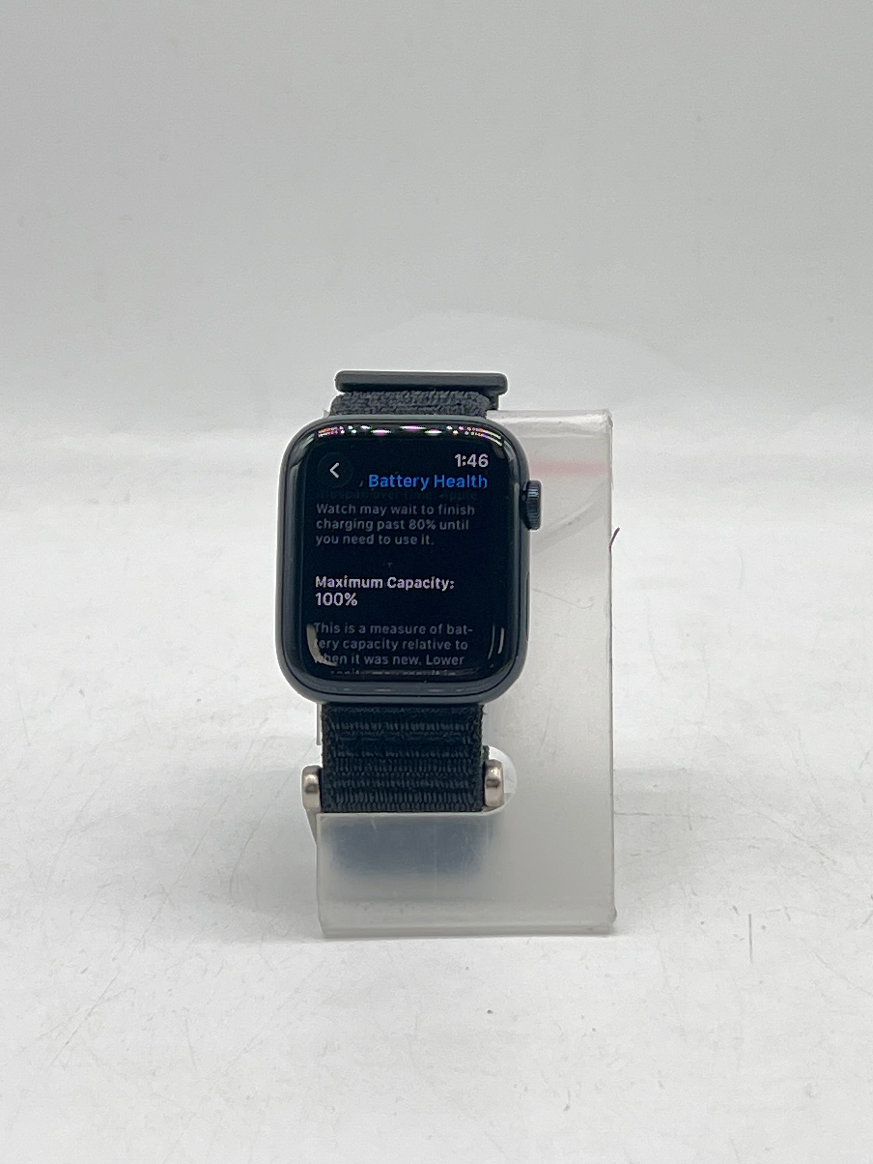 Apple Watch SE 2nd Gen A2723 44mm GPS Midnight Aluminum Sport Band - Used